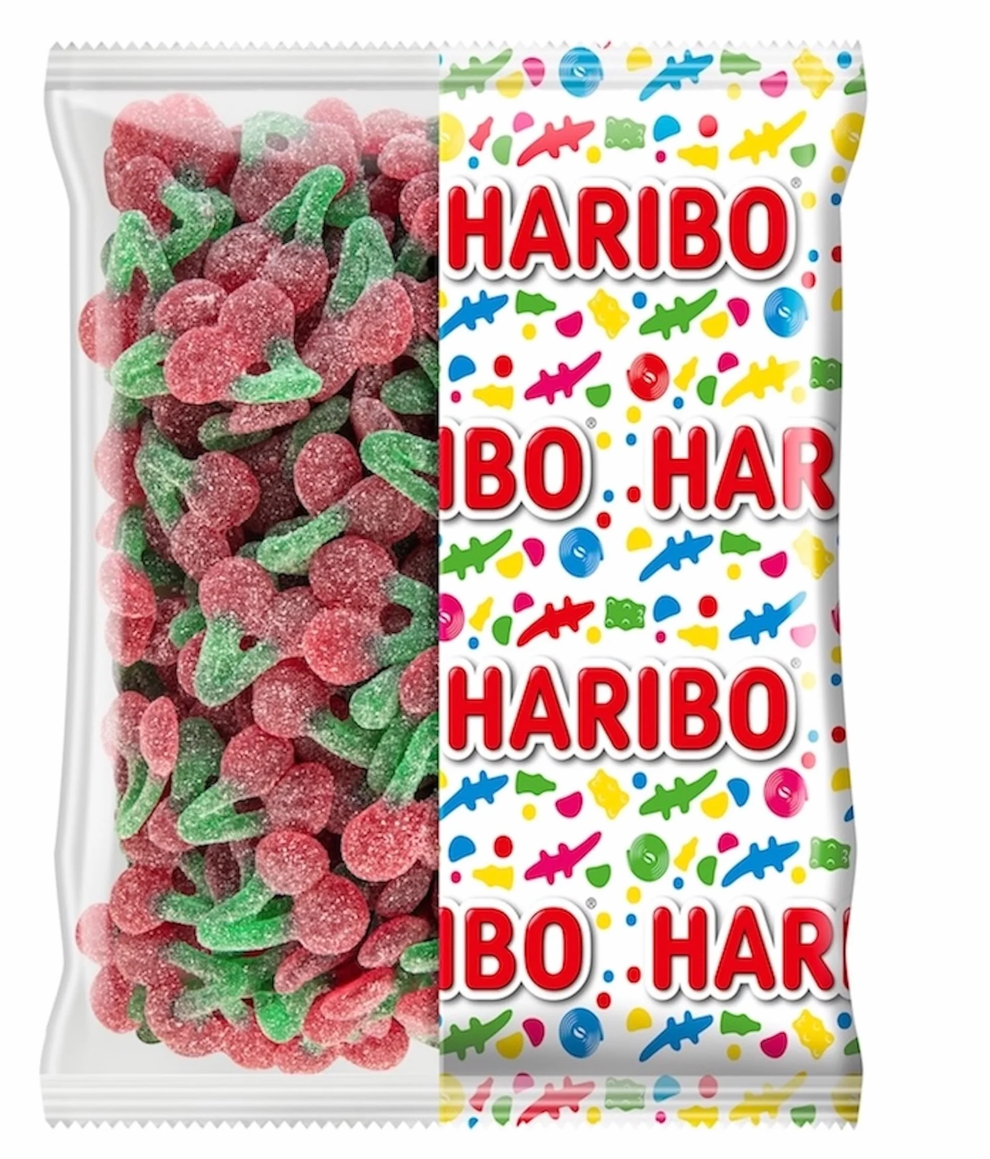 HARIBO - Happy Cherry PIK - Bonbons Piquants - Sans Colorants Artificiels - Sachet Vrac 2 kg
