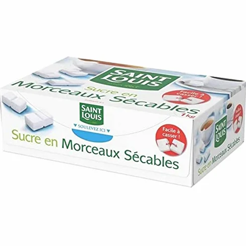 Saint Louis Sucre En Morceaux Sécables 1kg (lot de 3)