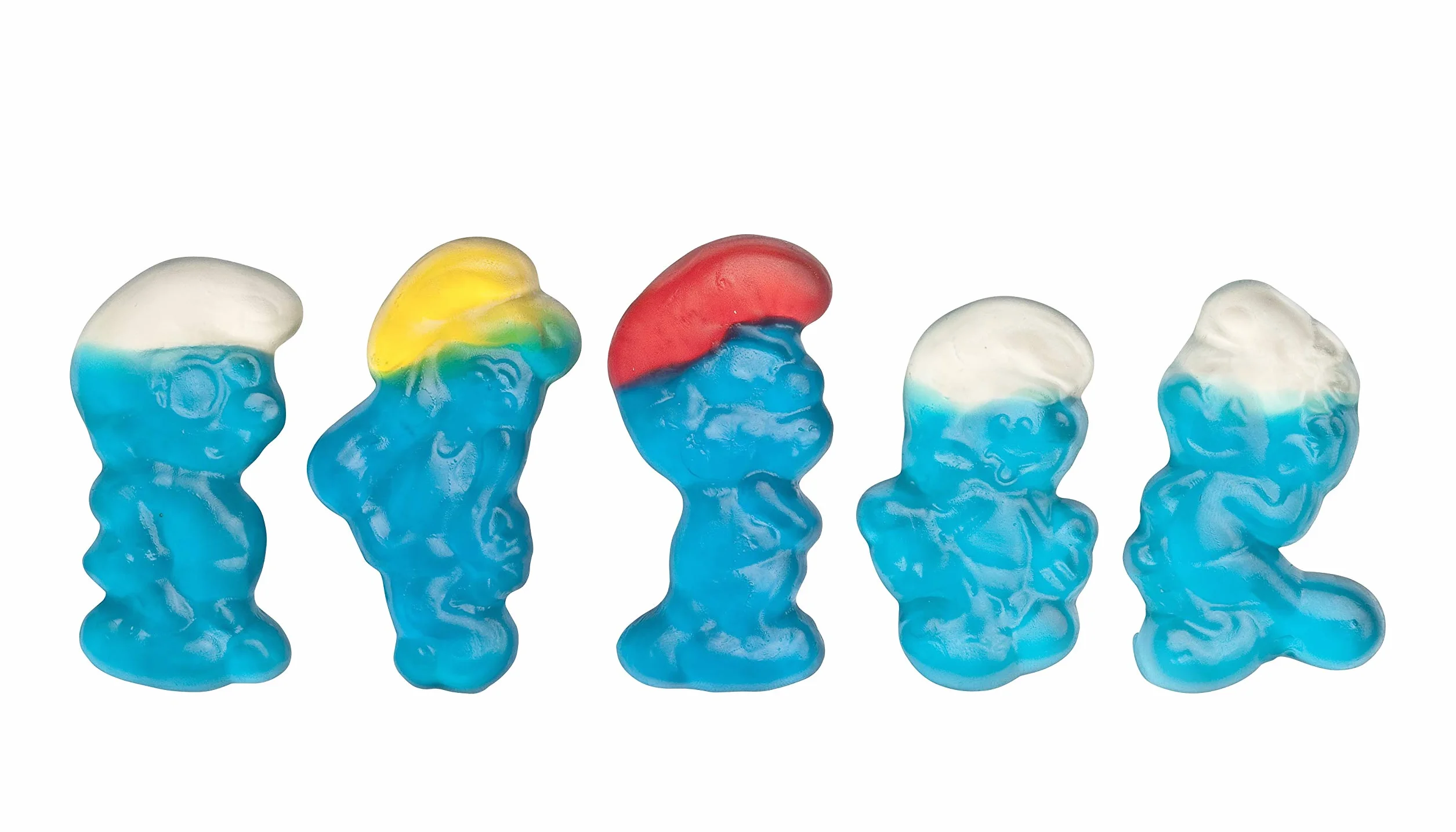 HARIBO - Les Schtroumpfs - Bonbons Sans Colorants Artificiels - Boîte de 210 Bonbons
