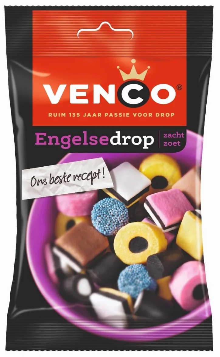 Venco - Réglisse anglaise (12 unités de 100 grammes)