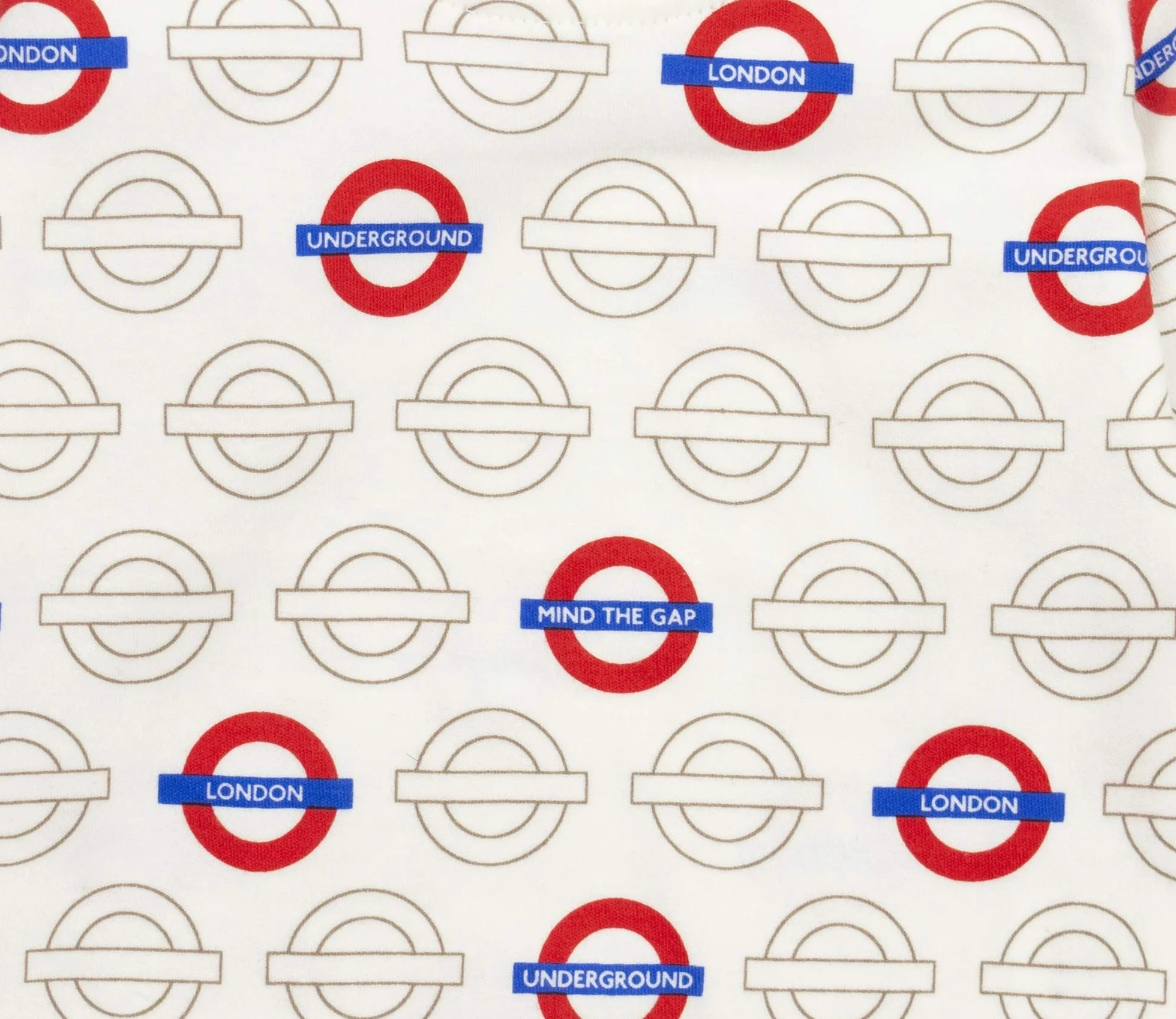 GWCC Licensed London Underground Mind The Gap Roundel Baby Sweatshirt