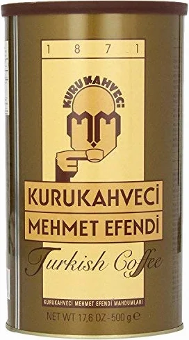 Mehmet Efendi Lot de 3 boîtes de café turc, 500 g