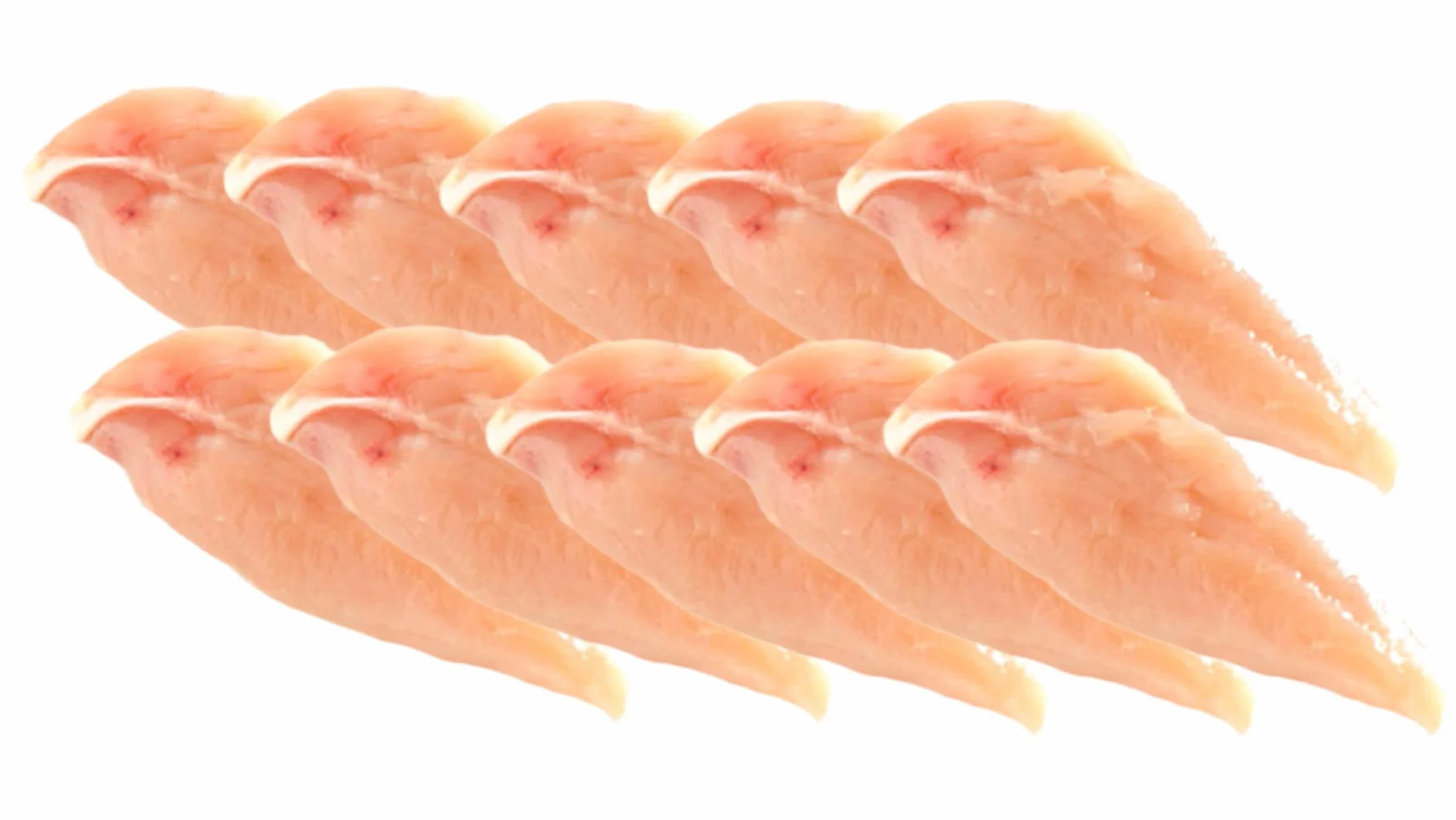 Escalope de poulet crue par lot de 10 - Volaille Origine France