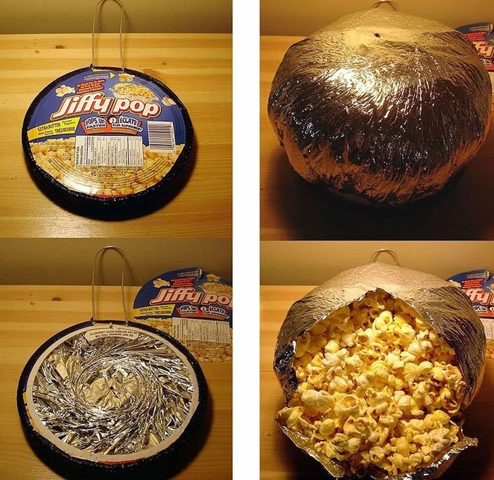 Jiffy Pop Stove Top Lot de 3 popcorn