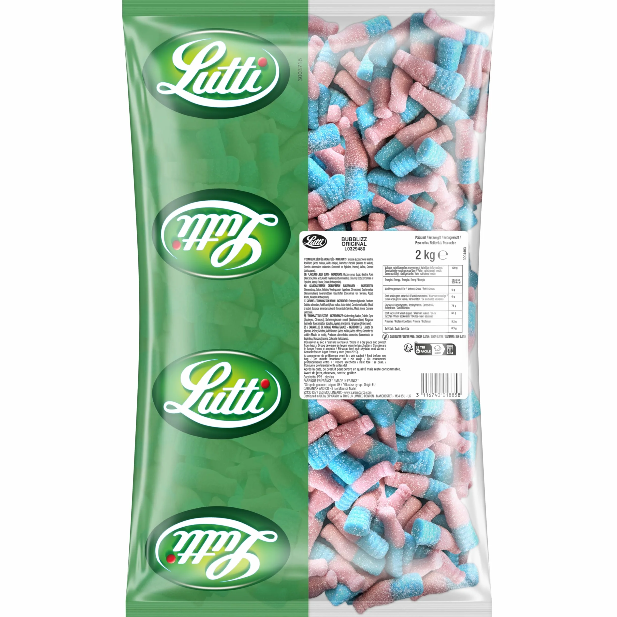 Lutti Bubblizz original 2kg