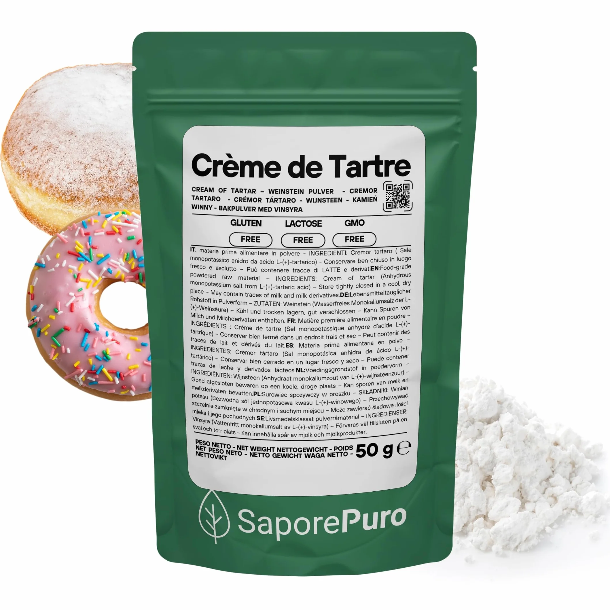 Saporepuro Crème de tartre 50 g