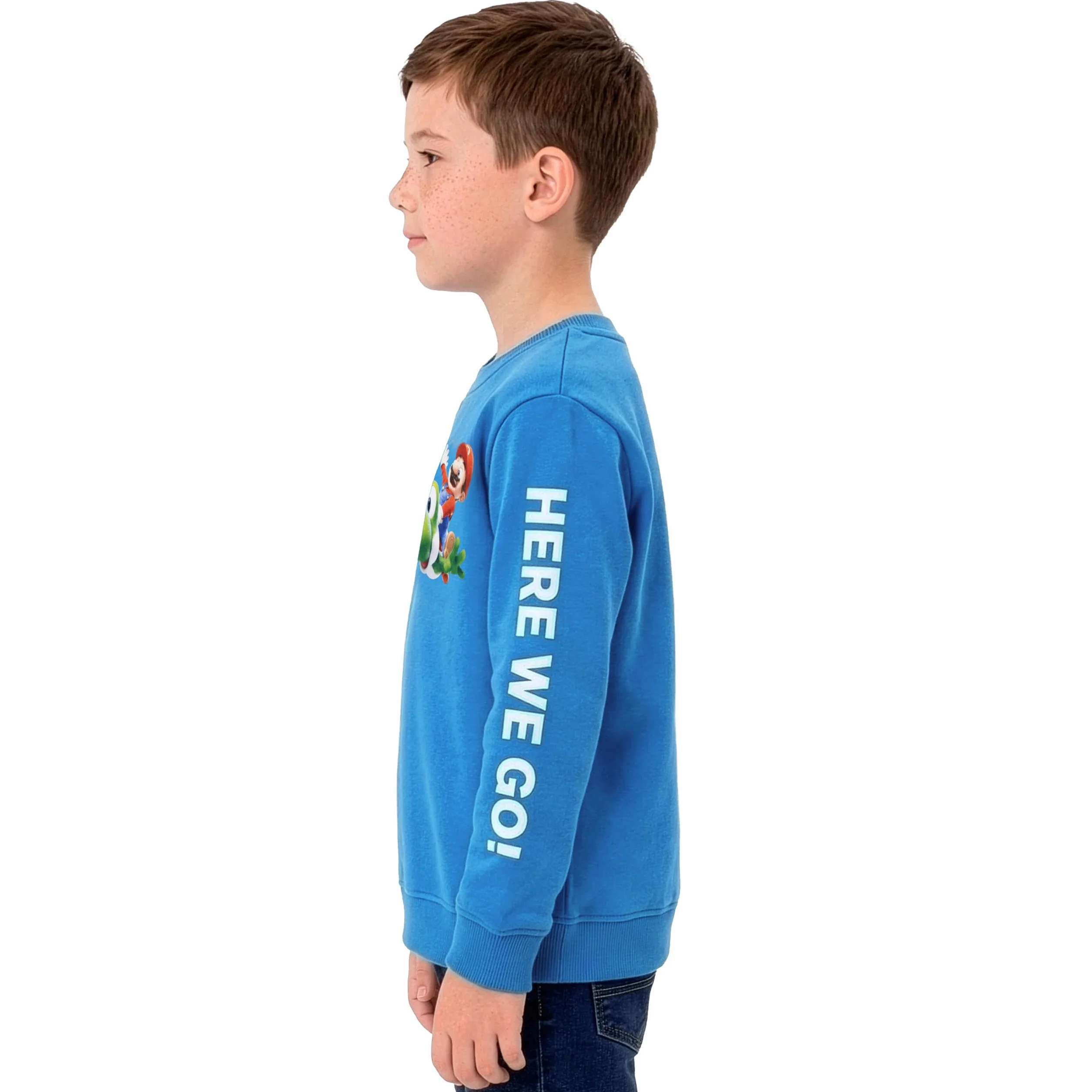 Pull Enfant Super Mario Galaxy Le Film Garçon Sweatshirt