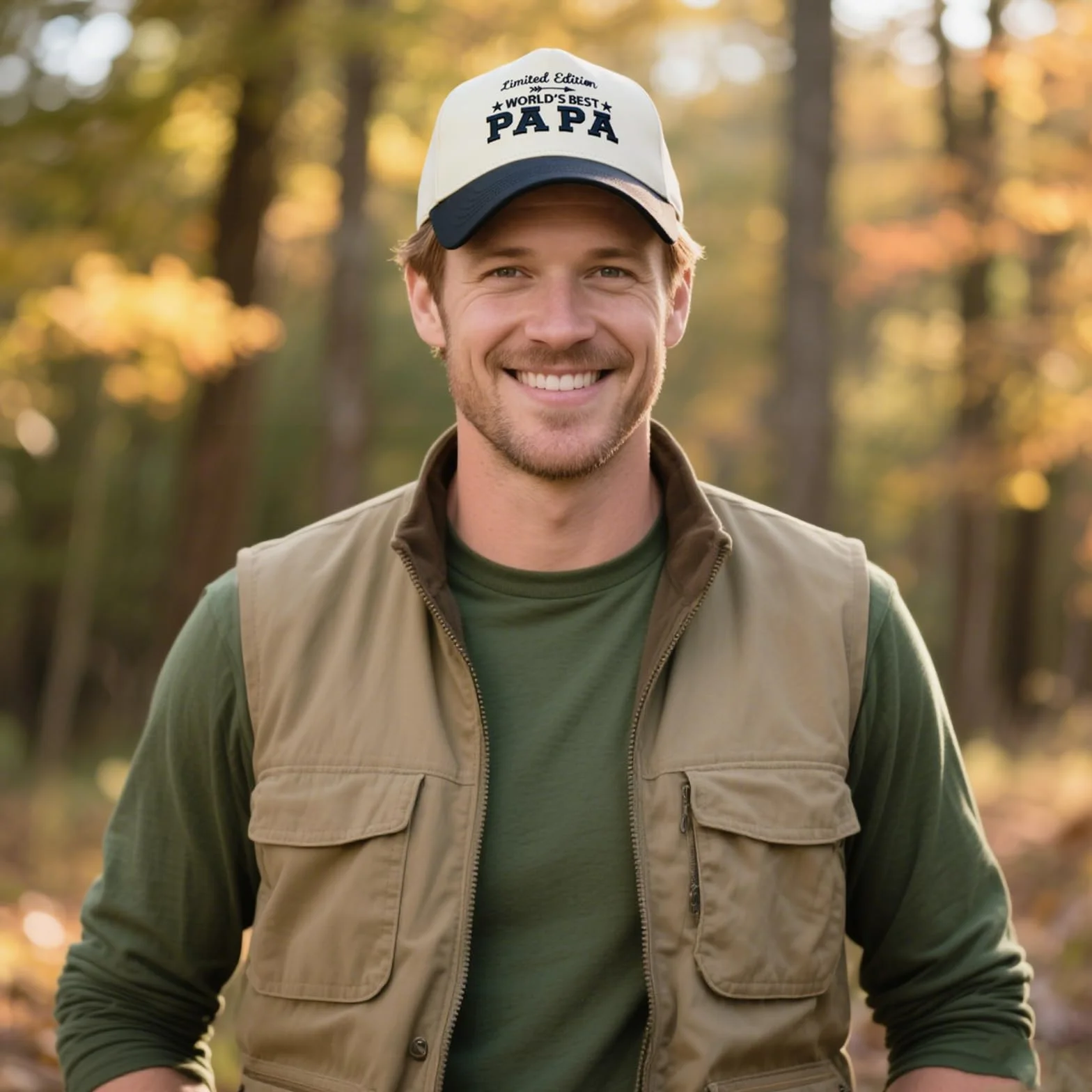 Casquette Papa Brodée Homme Baseball Vintage Réglable Cadeau Père Mari