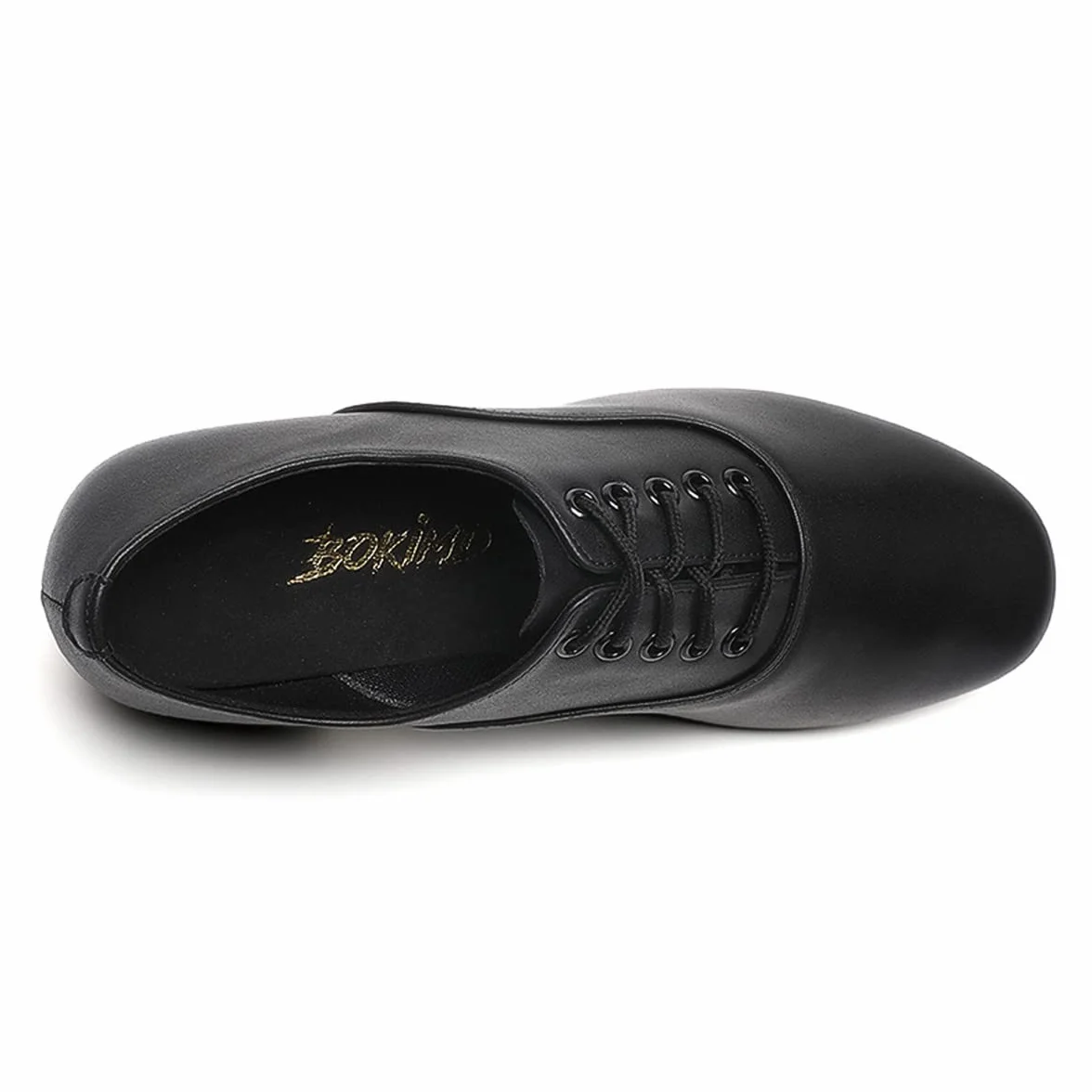 Chaussures de danse homme cuir noir tango salsa