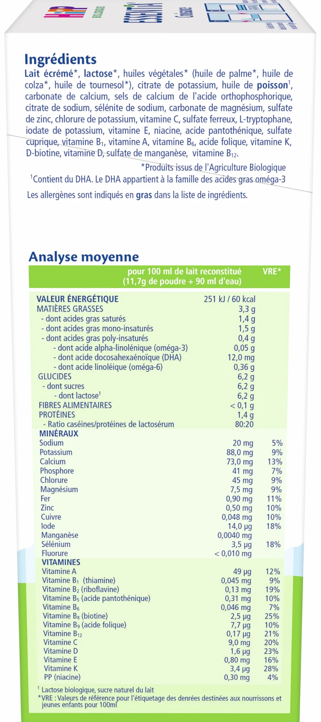 HiPP - Essentia - Lait 3 Croissance - Boîte - 600g BIOLOGIQUE