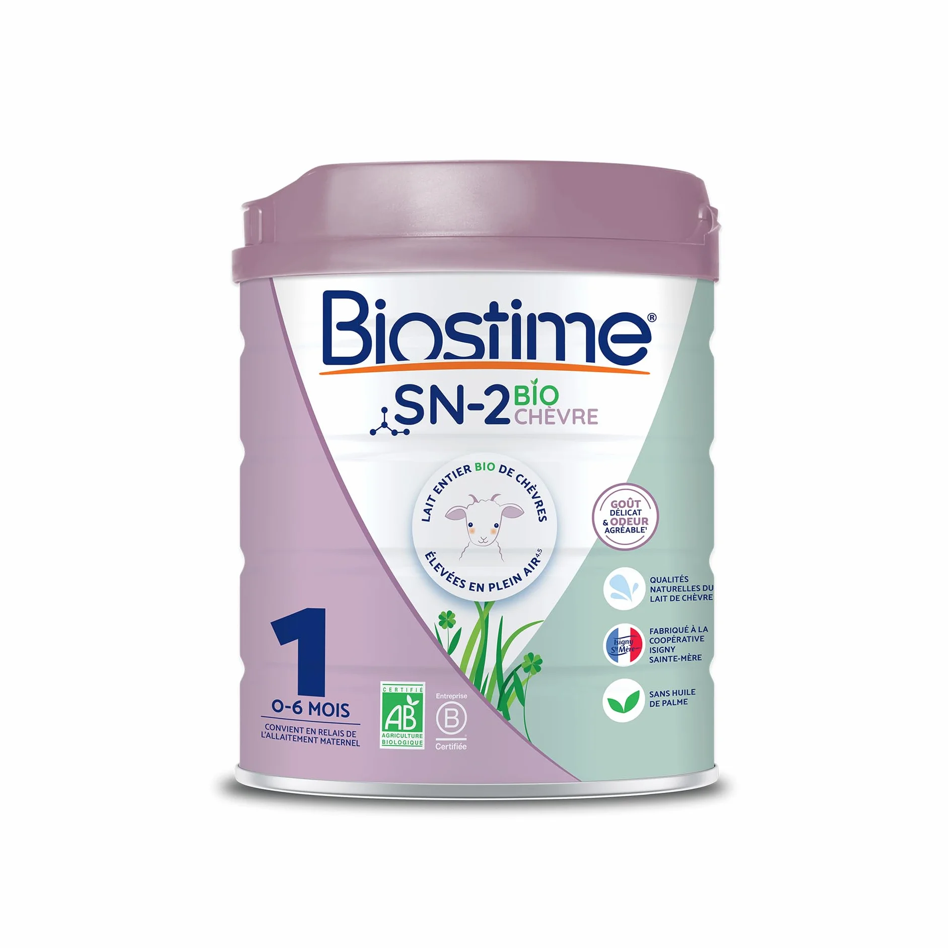 Biostime SN-2 Bio Lait infantile en poudre à base de lait de Chèvre 1er Âge de 0 à 6 Mois 800g