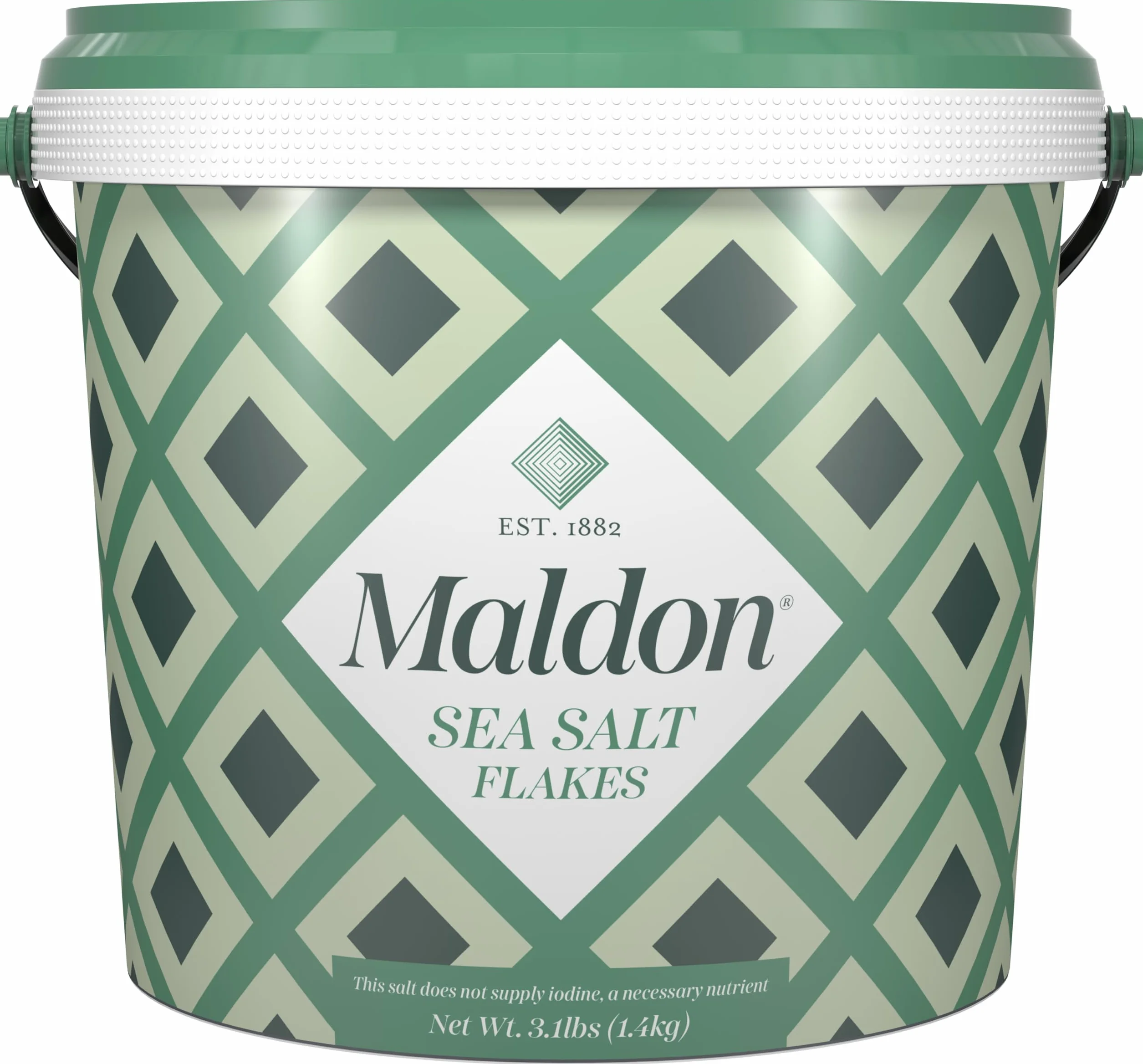 Maldon Escamas De Sal 1 X 1,4 kg pour adultes, idéal pour utilisation pratique, 1,4 kg, 1 x 1,4 | Sel gourmet casher, naturel, fabriqué à la main