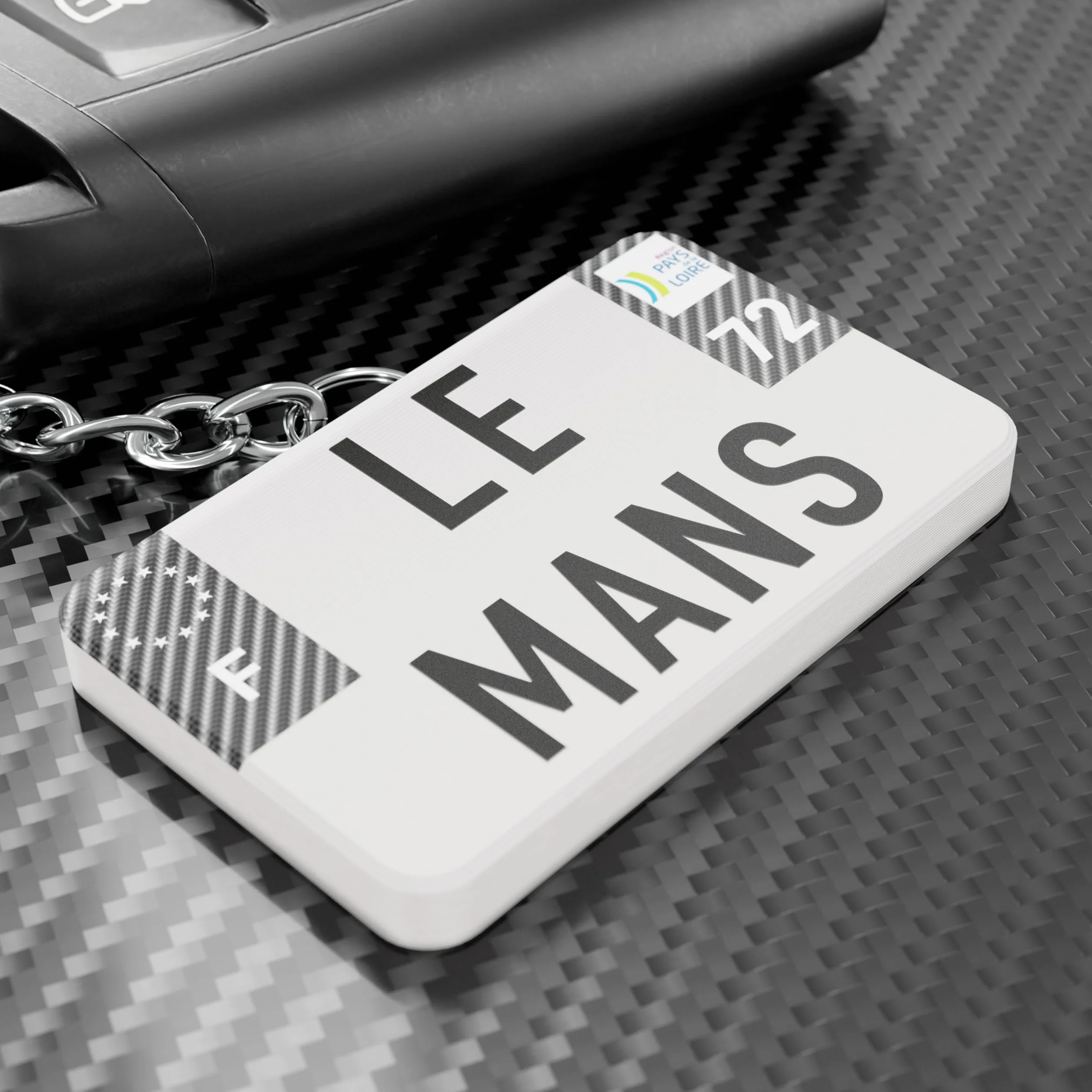 Porte-Clés Personnalisé Plaque Immatriculation Moto Fabriqué en France