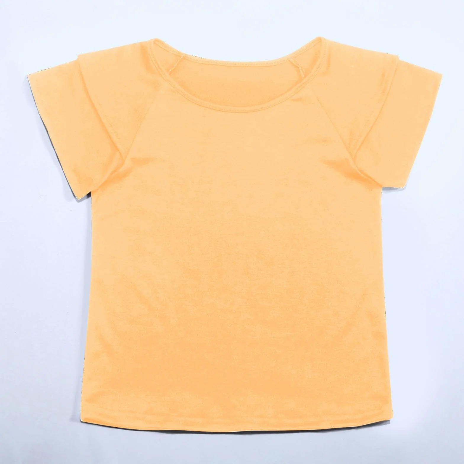 T-Shirt Enfant Manches Courtes 100% Coton Pur Couleur Flashy Été Sport Décontracté