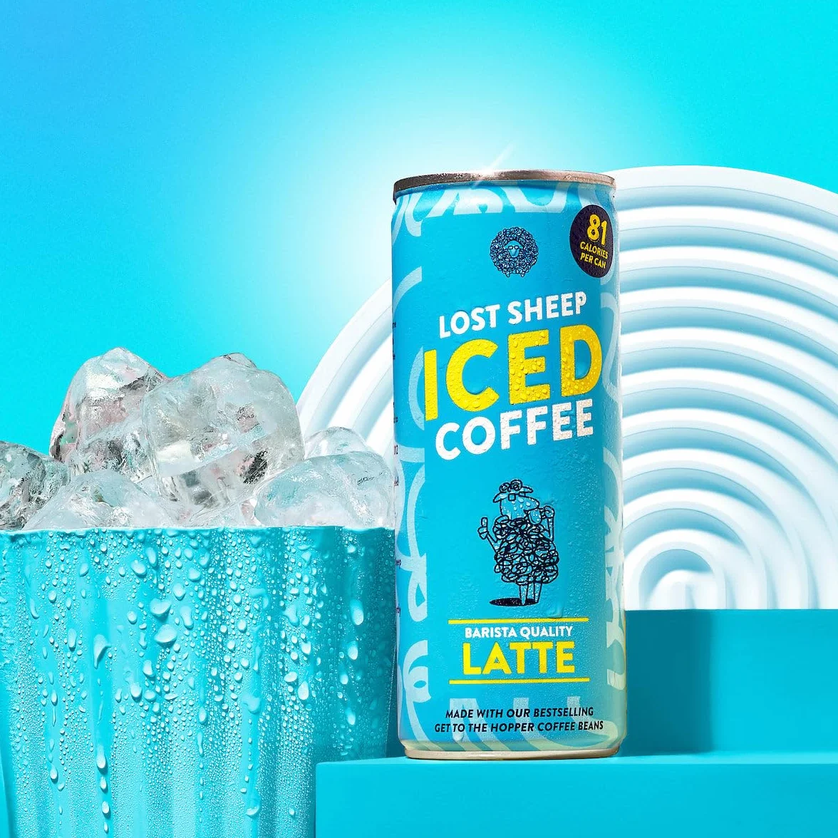 Ready To Drink – Lost Sheep Coffee – Boîte de latte glacée prête à boire – Lost Sheep Coffee – 12 canettes de café au latte glacé