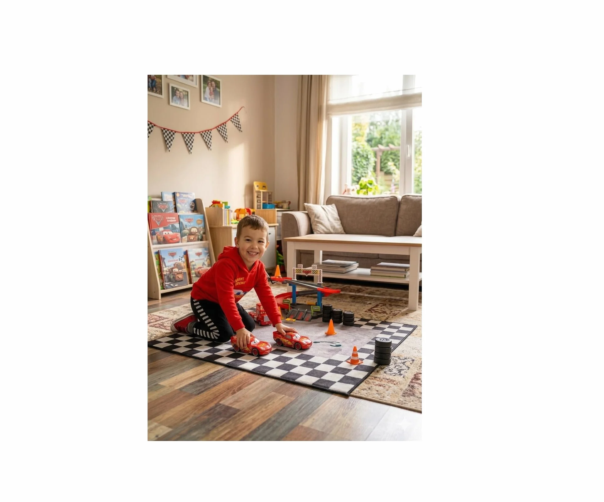 Disney Cars Ensemble Jogging Hoodie et Pantalon Lightning McQueen Martin Enfant Garçon 18 Mois–8 Ans