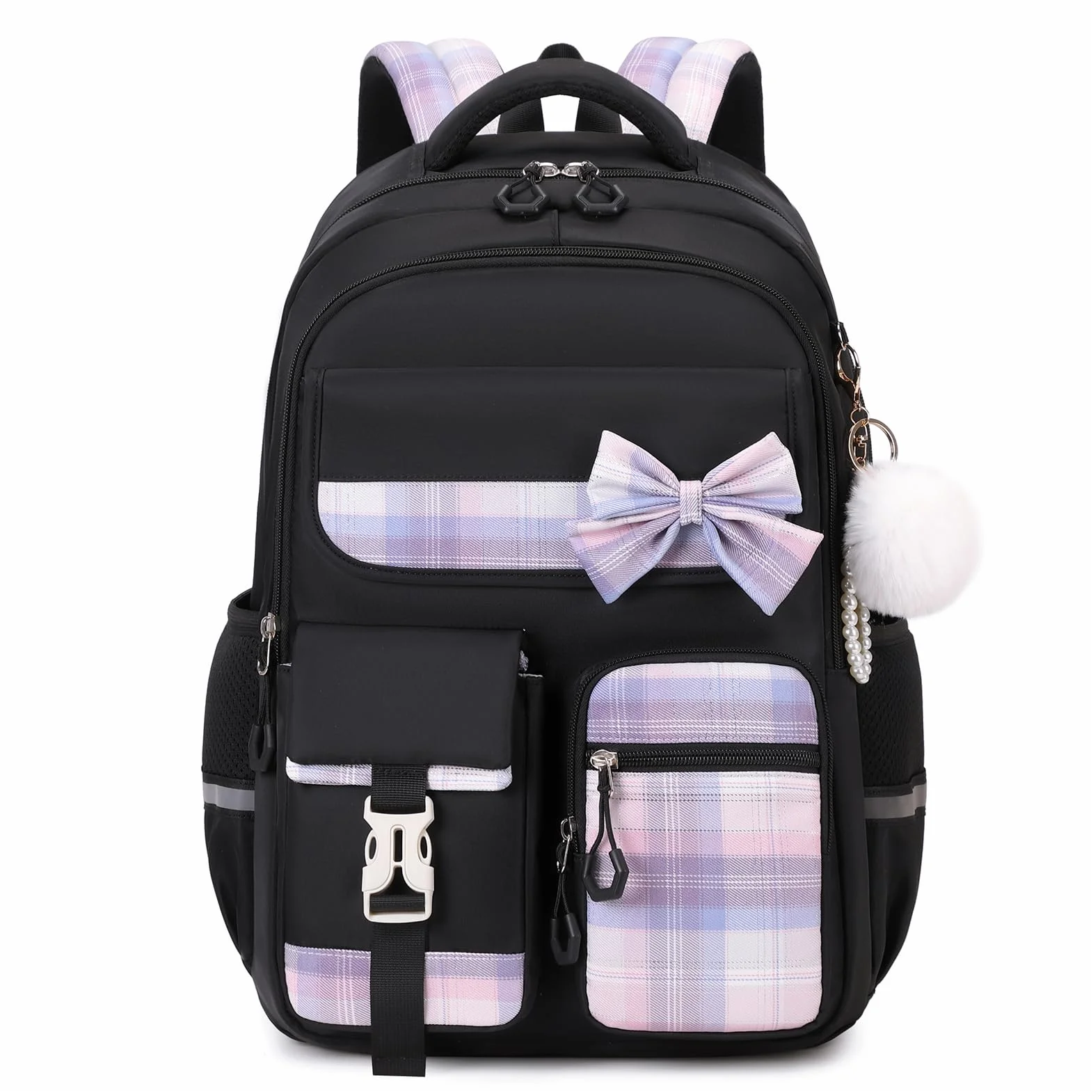 Tanou Cartable Fille Primaire Sac à Dos Scolaire Étanche Daypack Adolescentes 9-16 ans