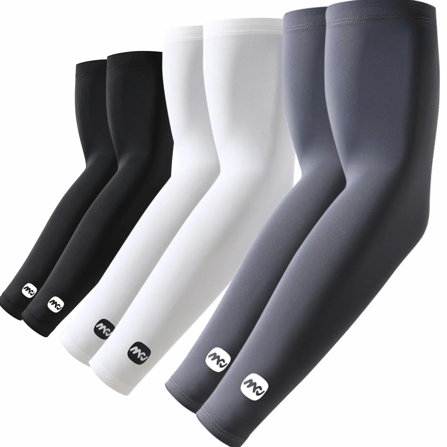 Manchons de protection solaire UV UPF 50+ rafraîchissants pour homme et femme sport
