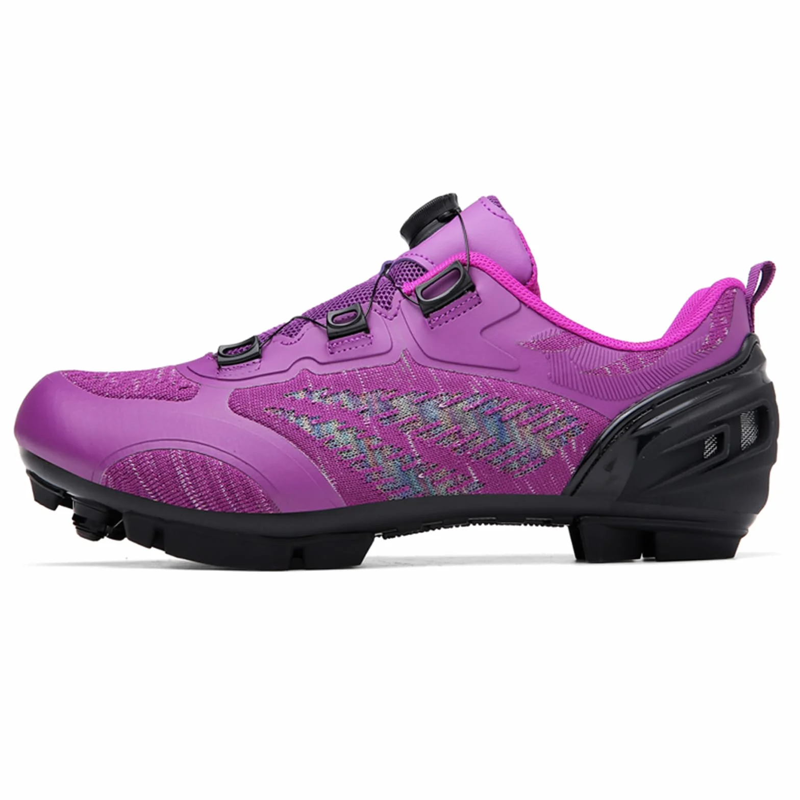 SDEQA Chaussures de Cyclisme pour Femme Compatibles Look SPD SPD-SL Delta Cleats VTT