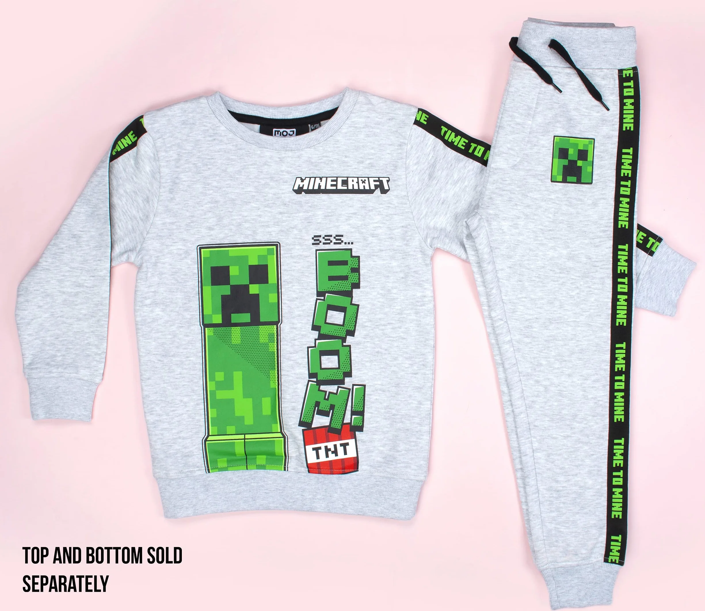 Minecraft Sweat-shirt Cadeau Garçons Jeu Anniversaire T-shirt 5-12 Ans