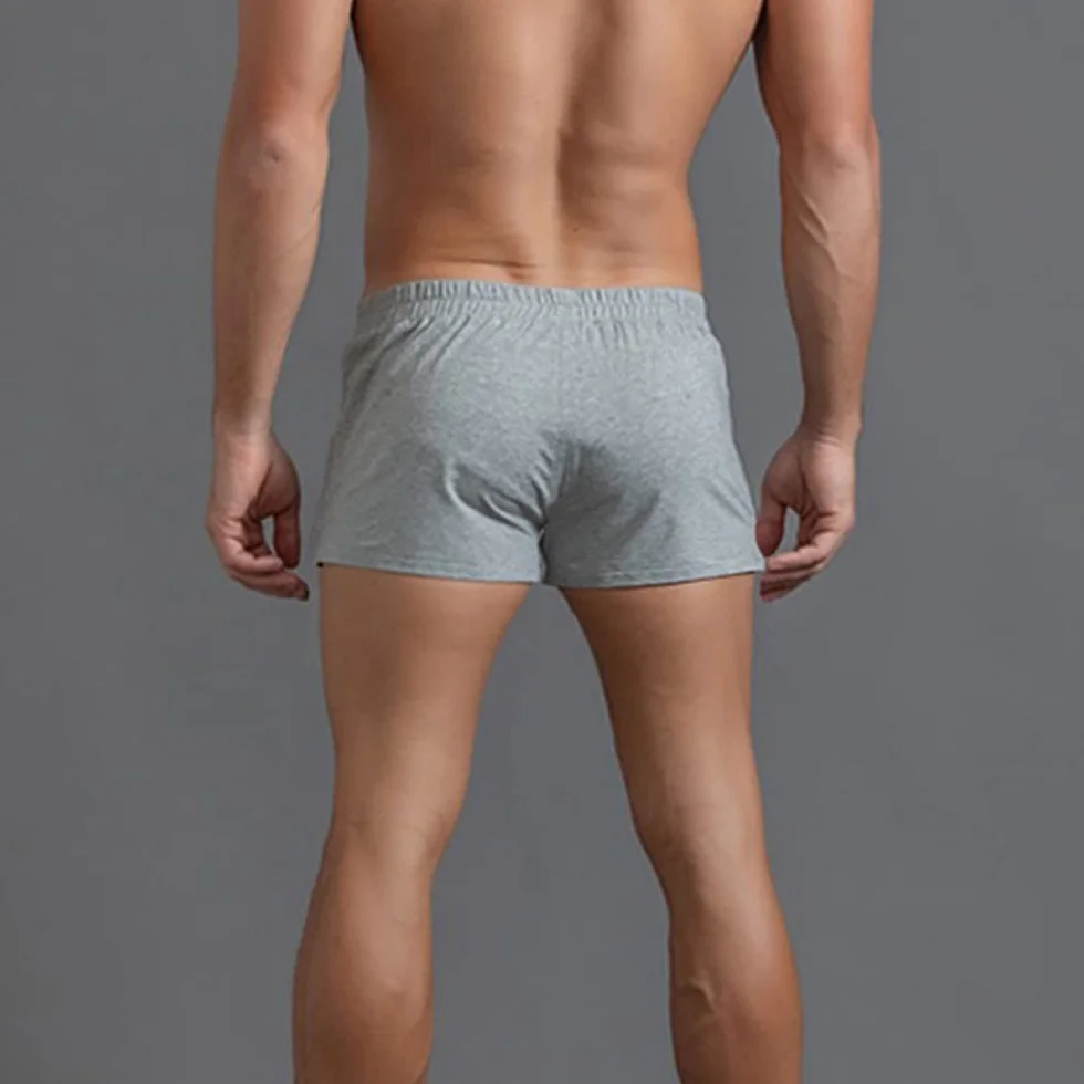 Short de Sport Coton 3 Pouces Hommes Musculation Entraînement