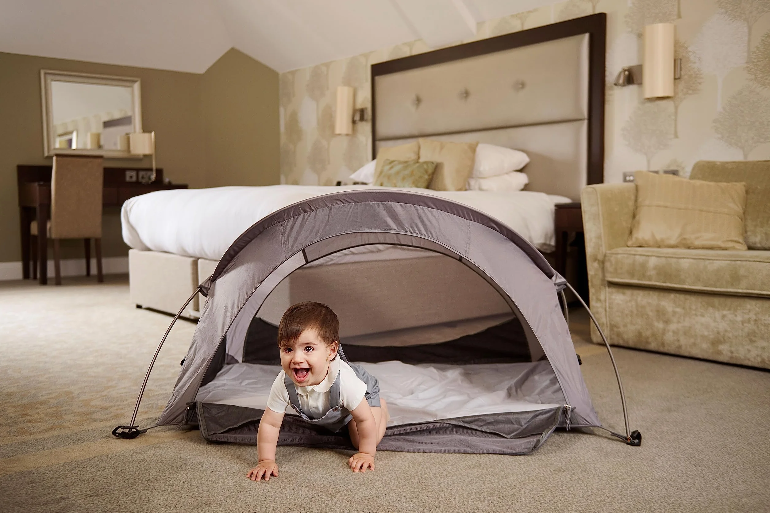 LittleLife Arc 2 Travel Cot Grey One Size