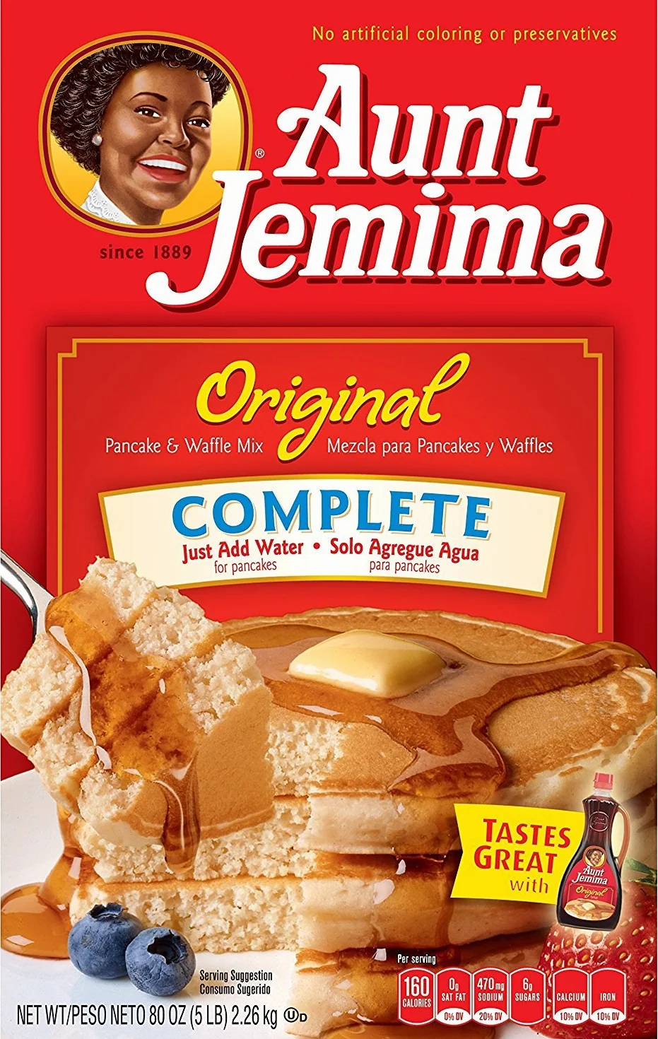 Aunt Jemima Original Complete Pancake & Waffle Mix (907g)