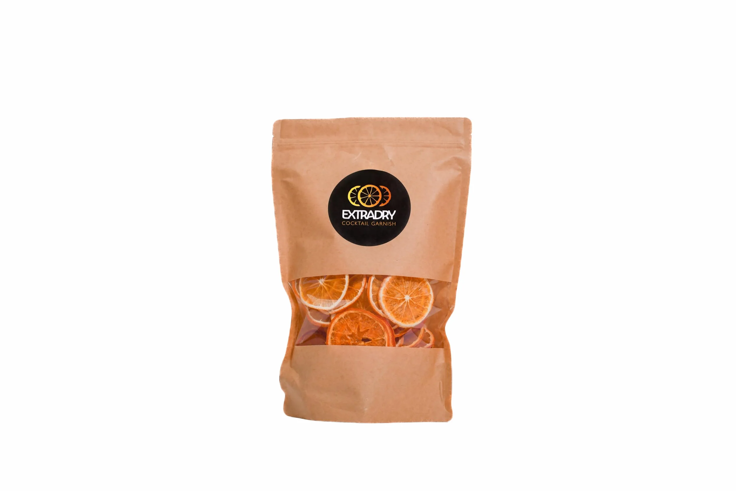 Extra Dry Oranges Séchées Pour Cocktail | Grand sachet 130 g Rondelles d’Oranges Séchées | 100% Naturel | Fruits Séchés Sans Sucre Ajouté