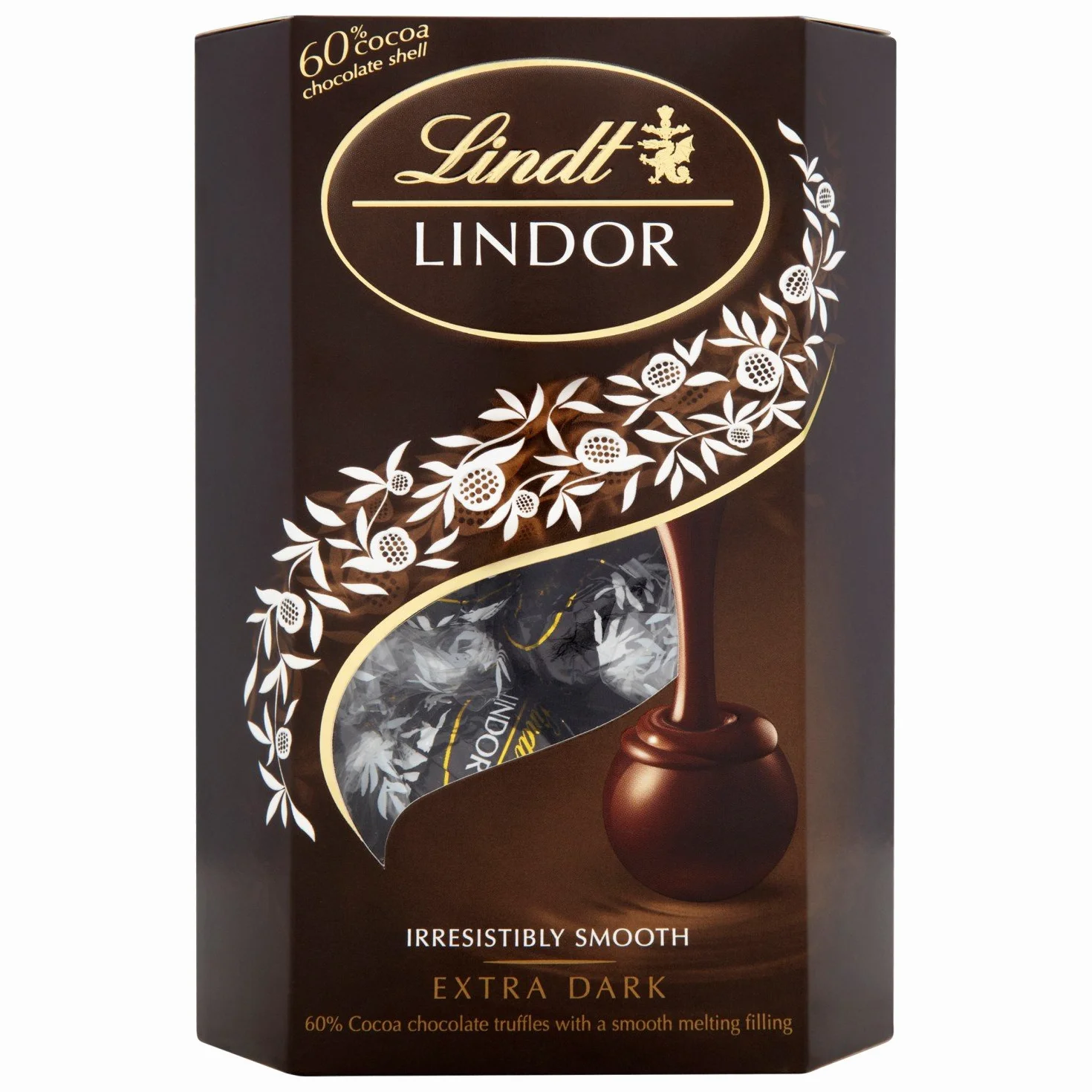 Lindt Lindor 60% Dark Chocolate Cornet 200 g (Pack of 2)