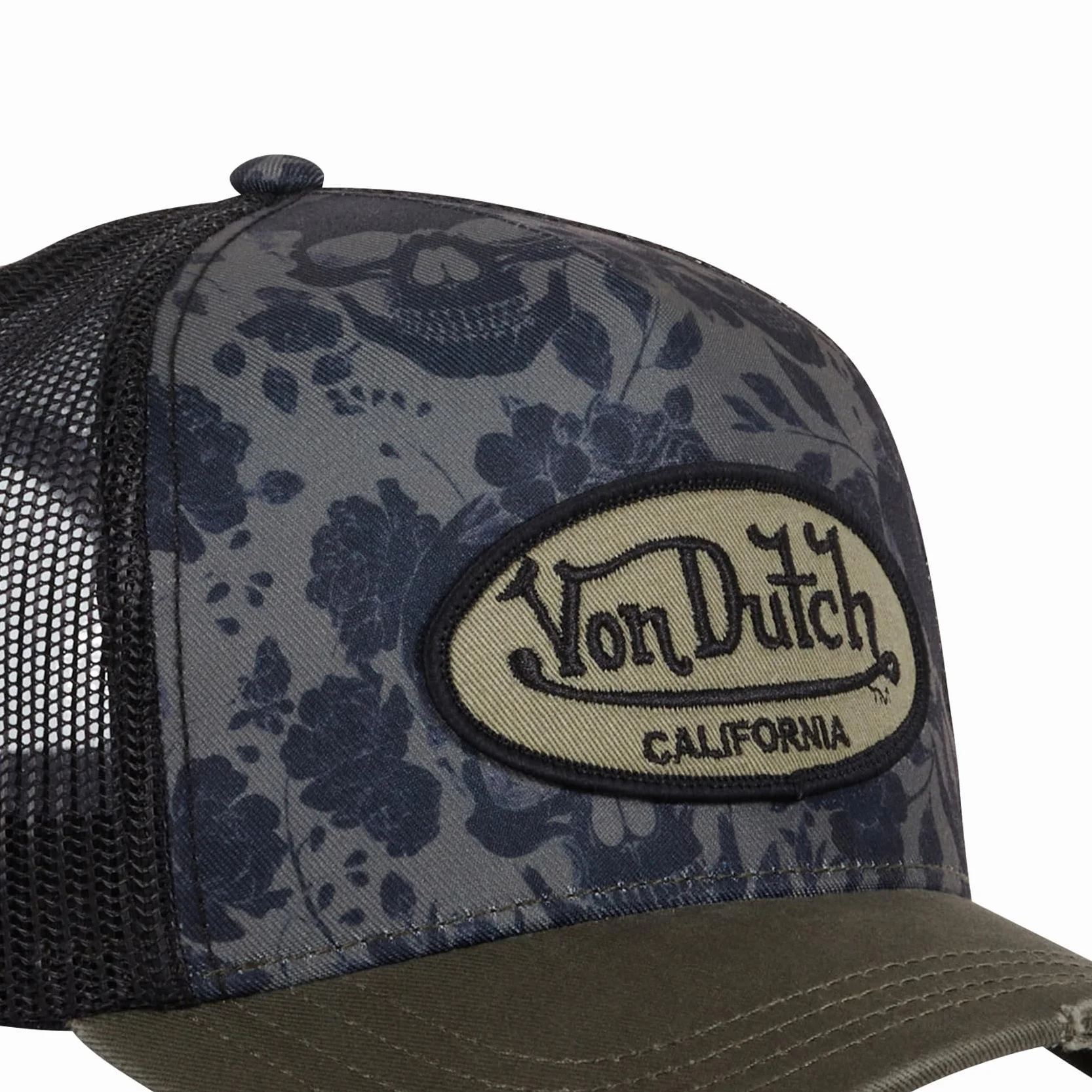 Von Dutch Casquette Ajustable Homme Femme Trucker Print