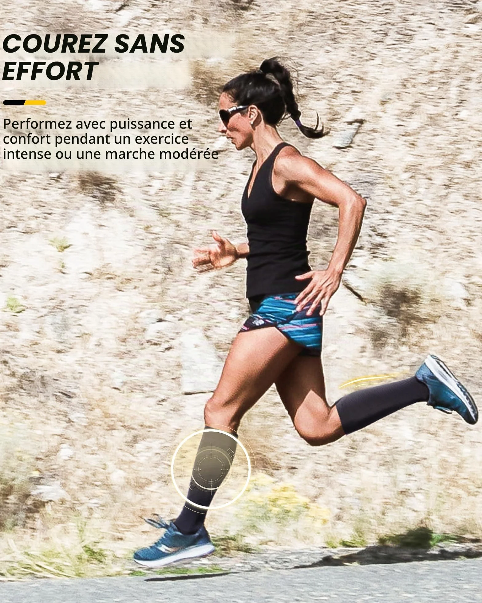 CAMBIVO Bas de Contention 3 Paires, Chaussettes de Compression 20-30mmHg Classe 2