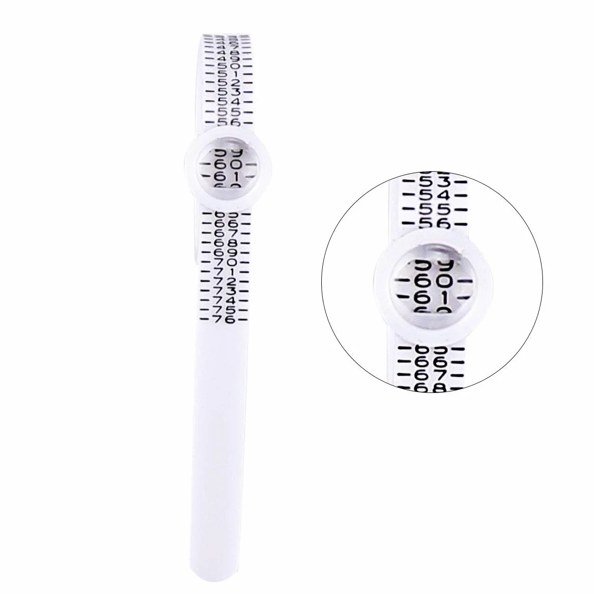 Meowoo Baguier Mesureur Mesure de Taille de Doigt avec Mandrin à Bague Outil Fiançailles Mariage Calibreur