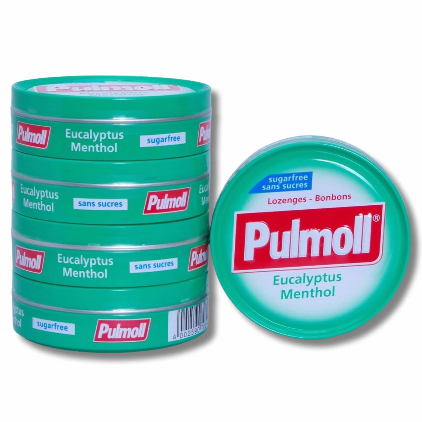 Pastille Pulmolll menthe eucalyptus lot 5 boites