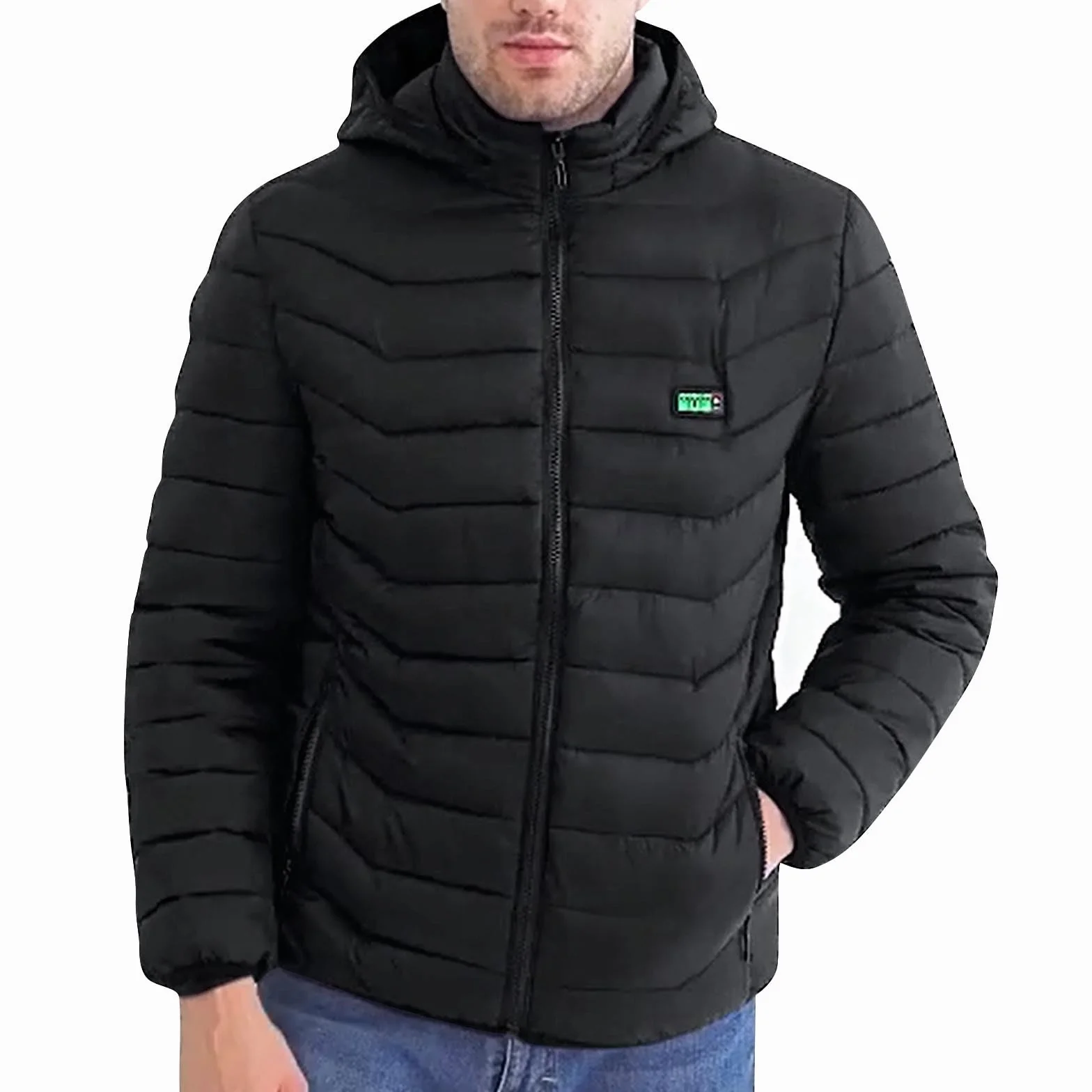 Veste Chauffante Électrique USB Homme Femme 8 Zones 3 Niveaux Chauffage Hiver Moto Chasse Randonnée Ski