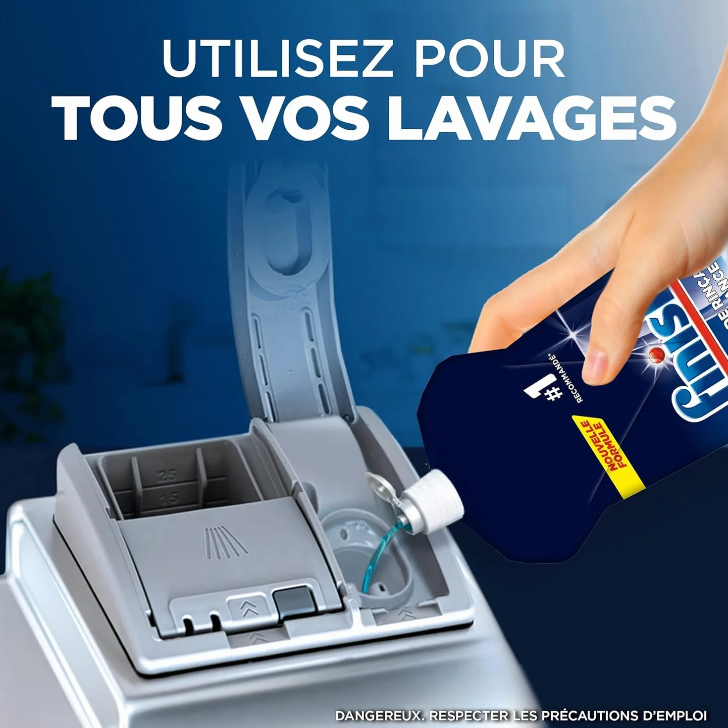 Finish Liquide de Rinçage Brillance et Séchage 800 ml - Lot de 3