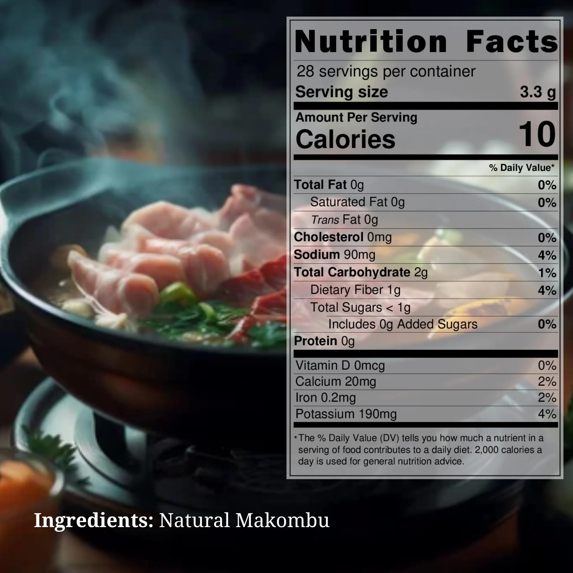 Varech doux Hokkaido, Umami naturel, Kombu sauvage de Hokkaido | Sans conservateurs, sans additifs, sans OGM | Algues séchées japonaises | 100 g SUI of Tokyo