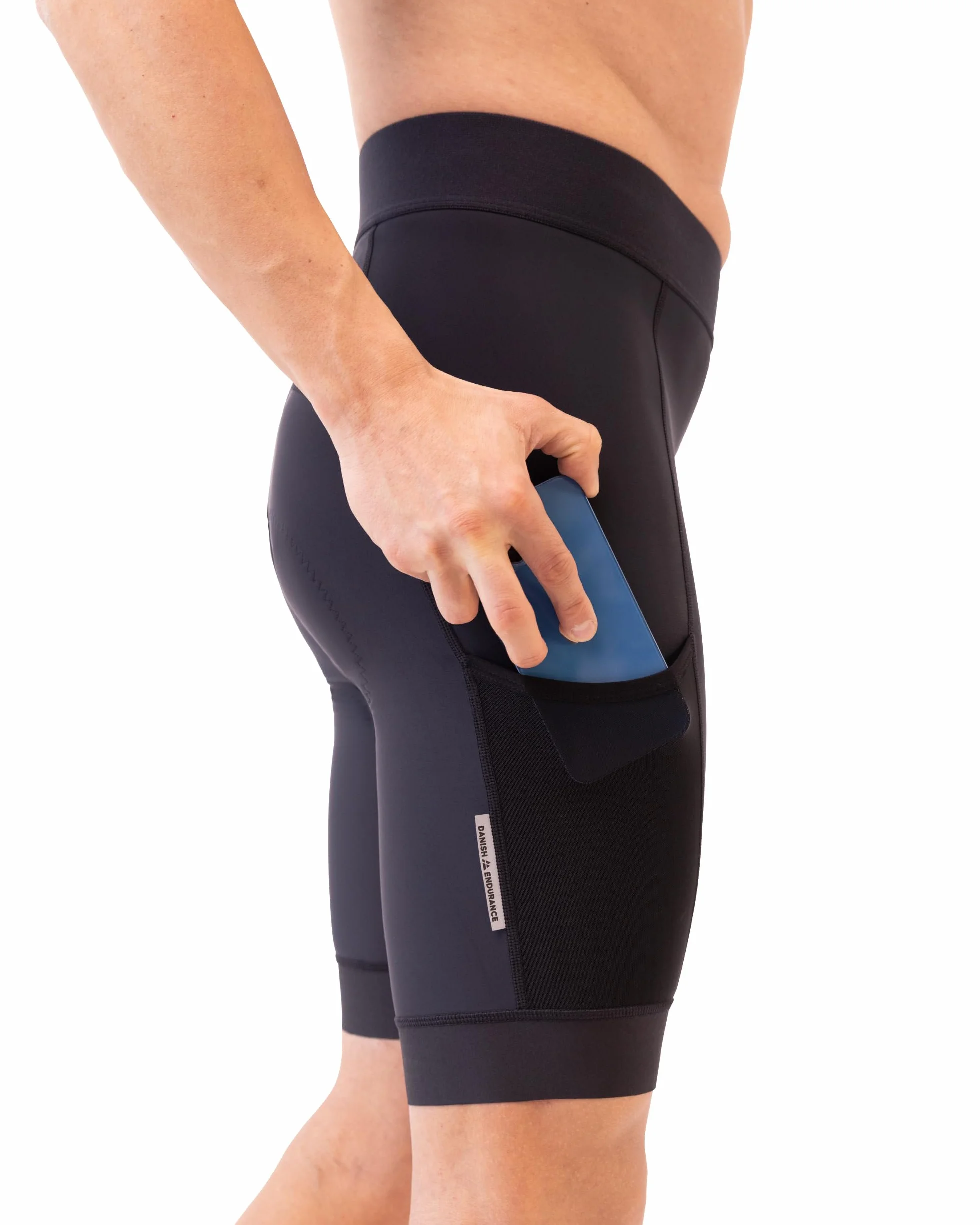 DANISH ENDURANCE Cuissard Vélo Homme Rembourrage 3D Short Cyclisme Respirant Élastique