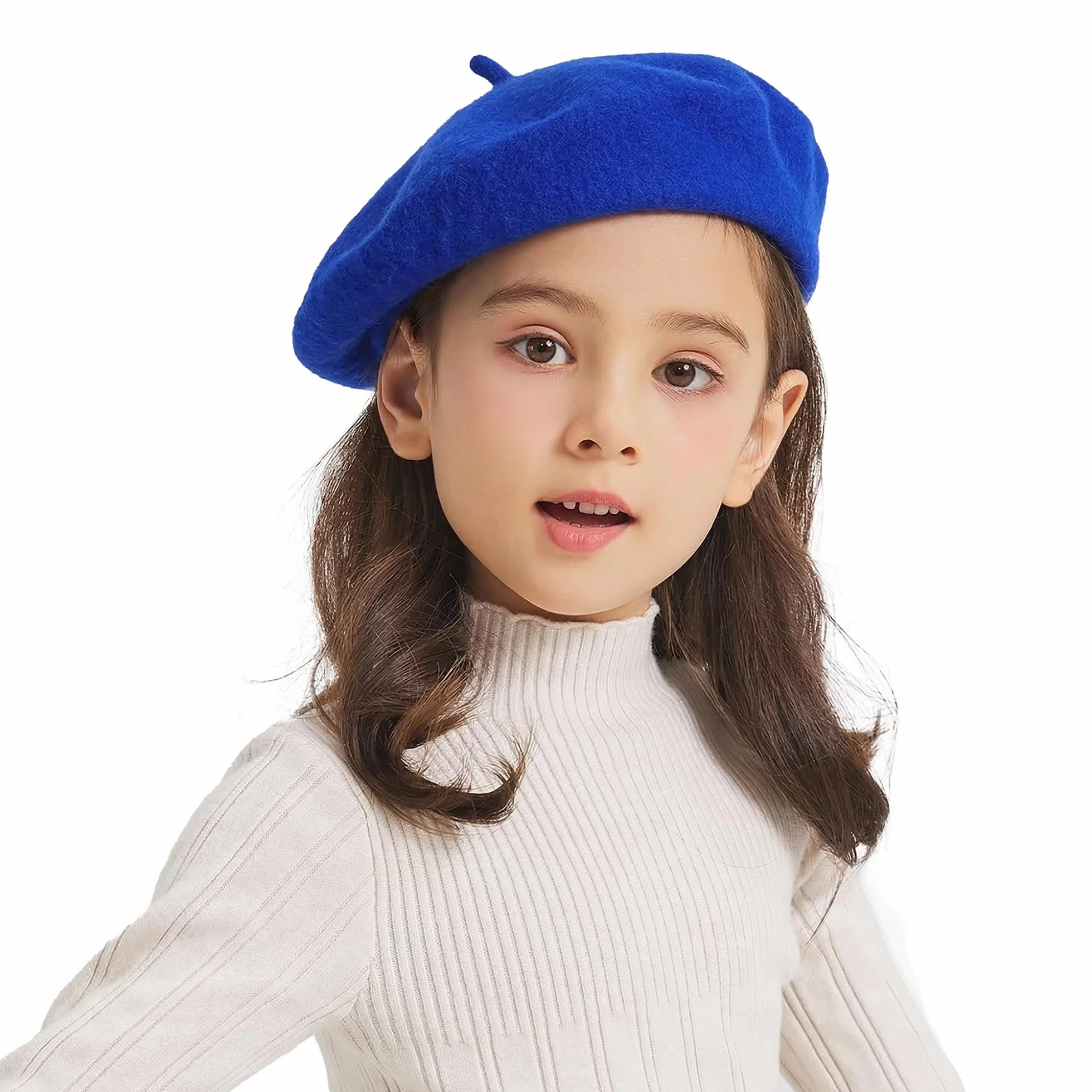 Béret Laine Classique Filles Garçons Moderne Artiste Français