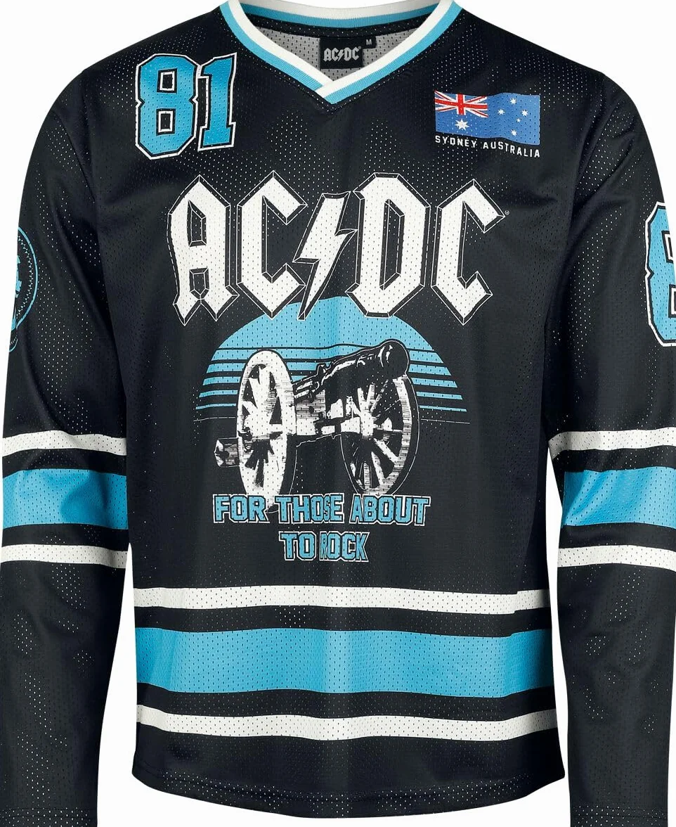AC/DC Hockey Jersey Homme Multicolore Large