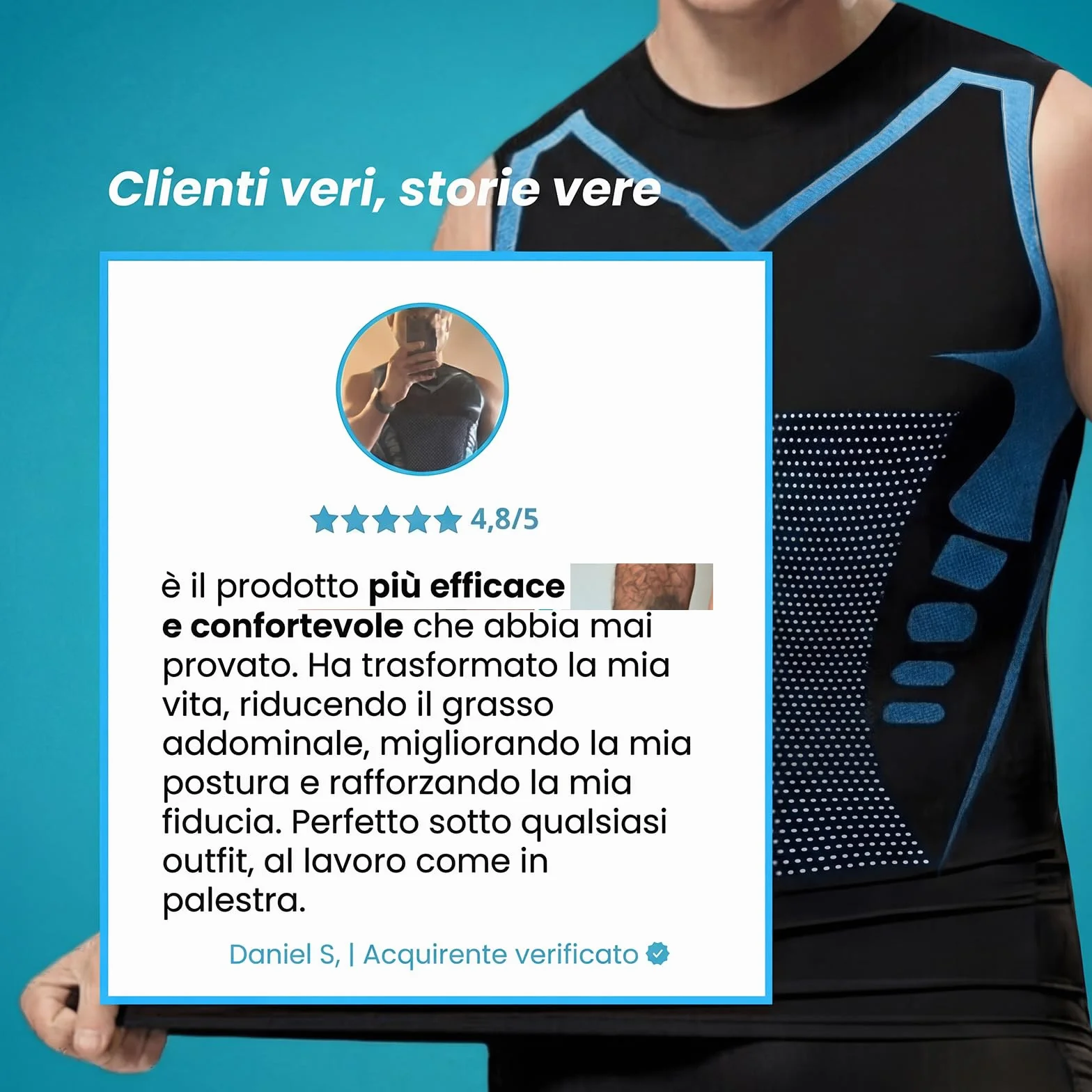 Lumoria Debardeur Homme Tshirt Ventre Plat Compression Tissu Léger Respirant Extensible Athlétisme Course Entraînement