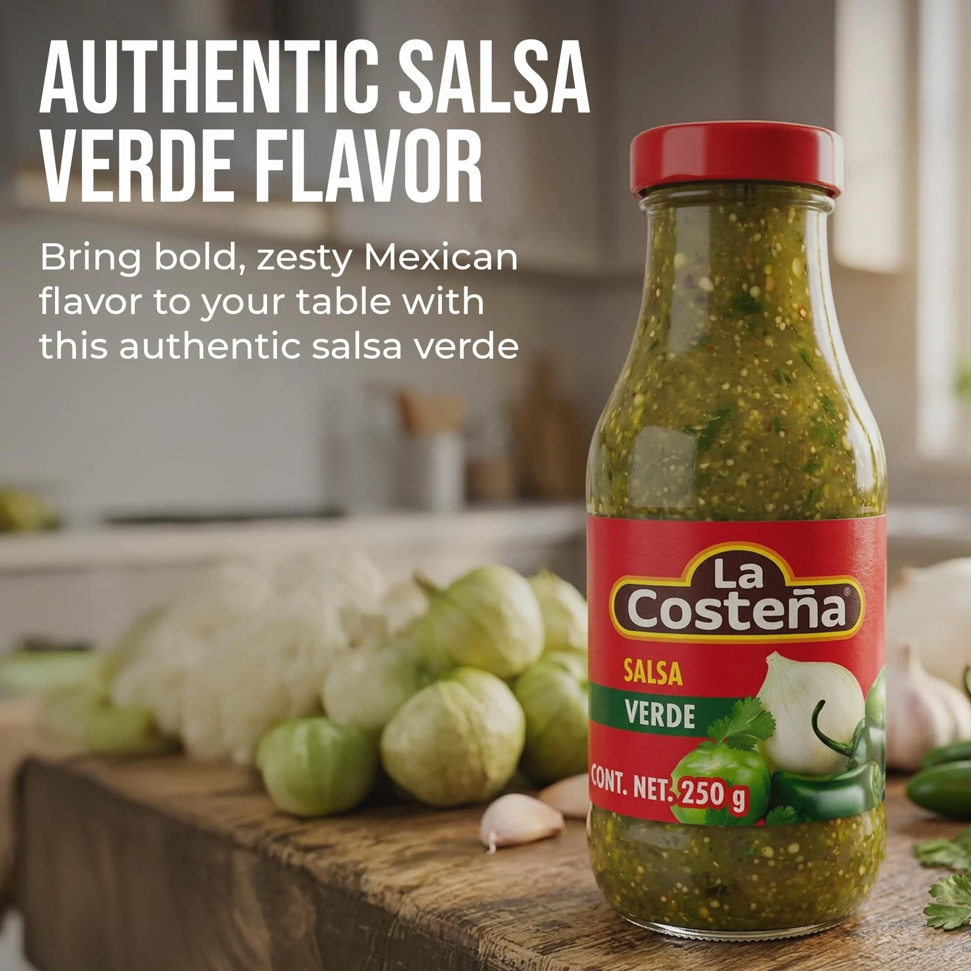 La Costena Salsa Verde 250 g – Sauce Salsa Verde mexicaine – Lot de 2