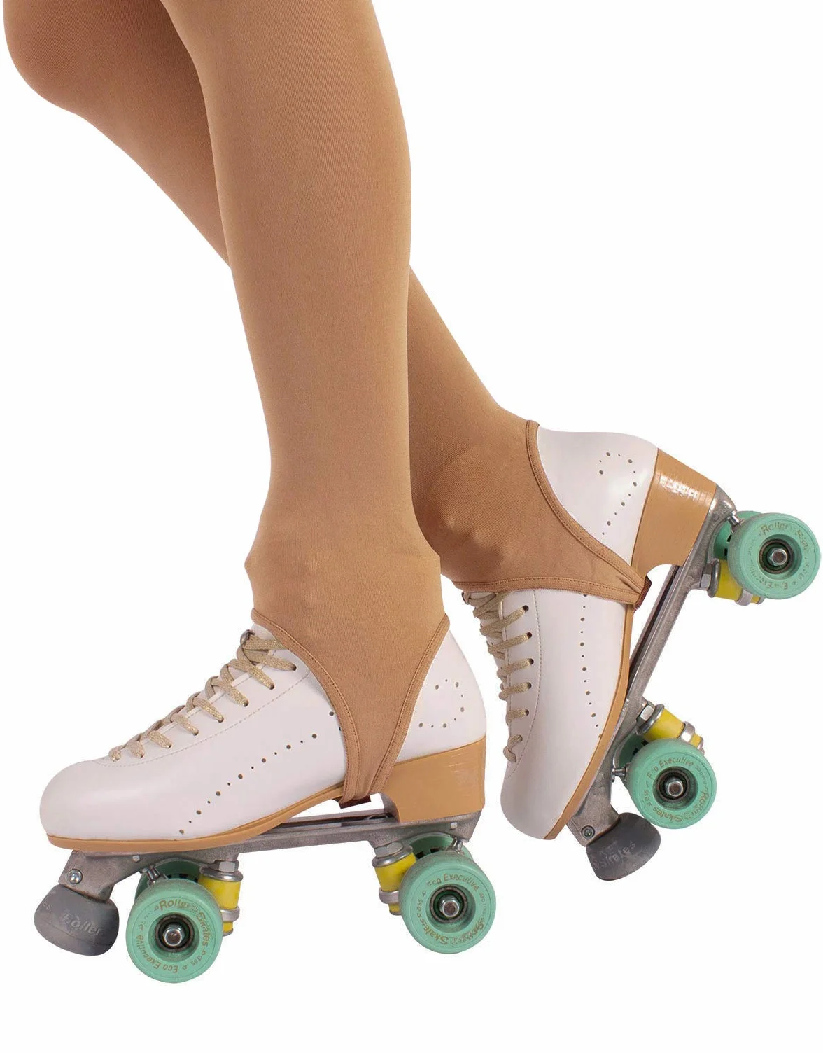 Collants Femme Etriers Patinage Artistique Roller sans Pied 70 DEN Noir Naturel S M L Fabriqué Italie