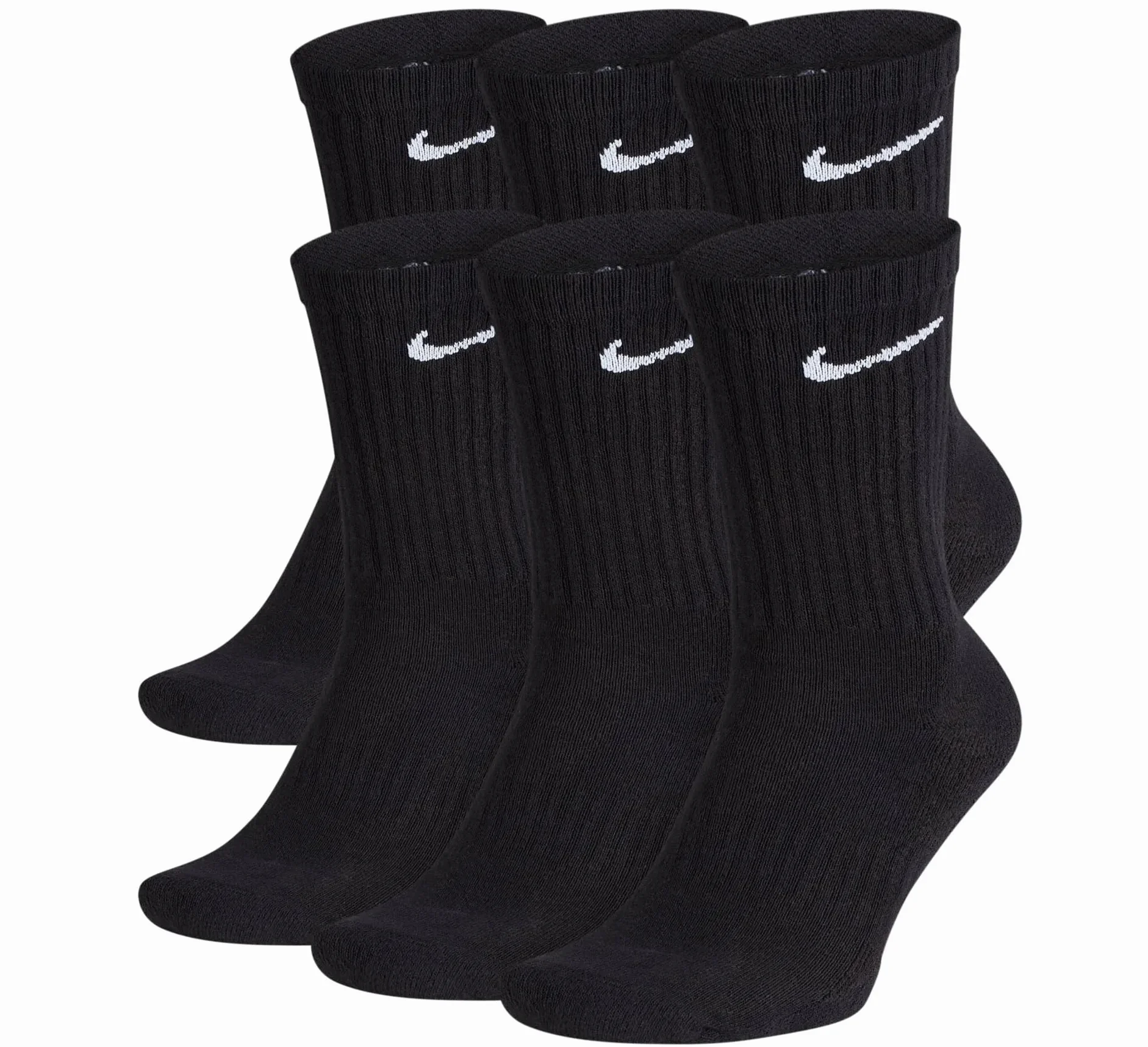 Nike Chaussettes Everyday Cushioned Crew 6 Paires SX7664-010