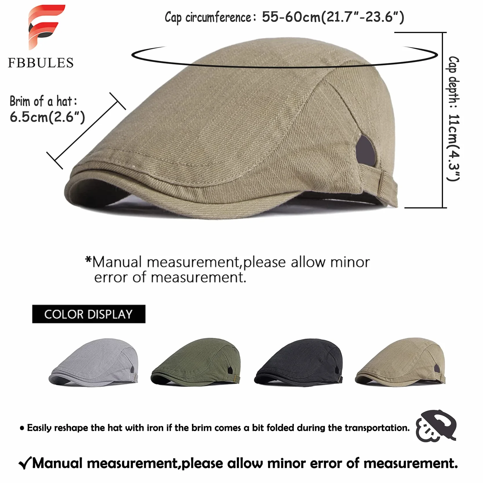 Béret Homme Femme Respirant Casquette Plate Ancien Conduite Golf Chapeau Gavroche Réglable Vintage Gatsby Ivy Cap Printemps Été Automne