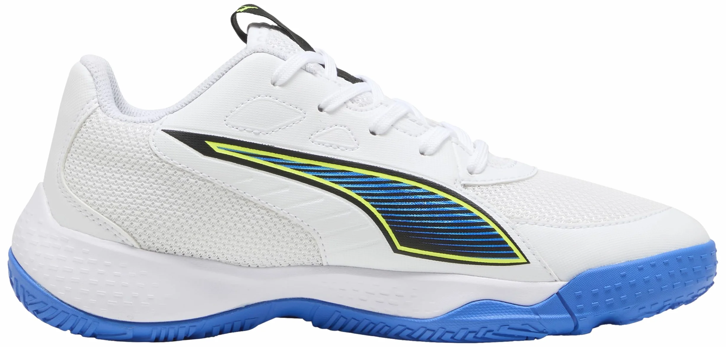 PUMA Accelerate Jr 4 Game on Chaussure de Handball Mixte Enfant