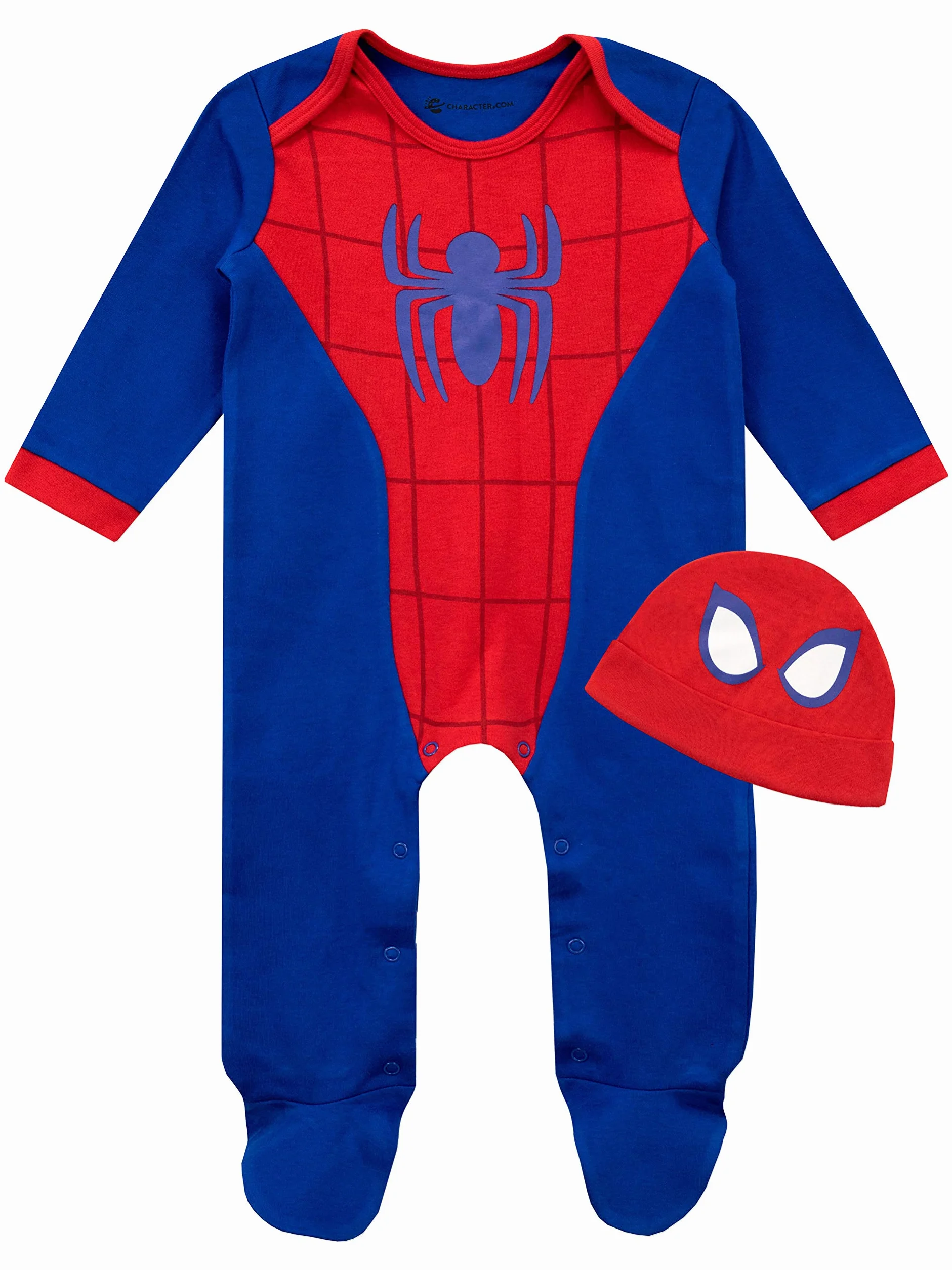 Marvel Grenouillère Bébé Ensemble Spiderman Pyjama Garçon