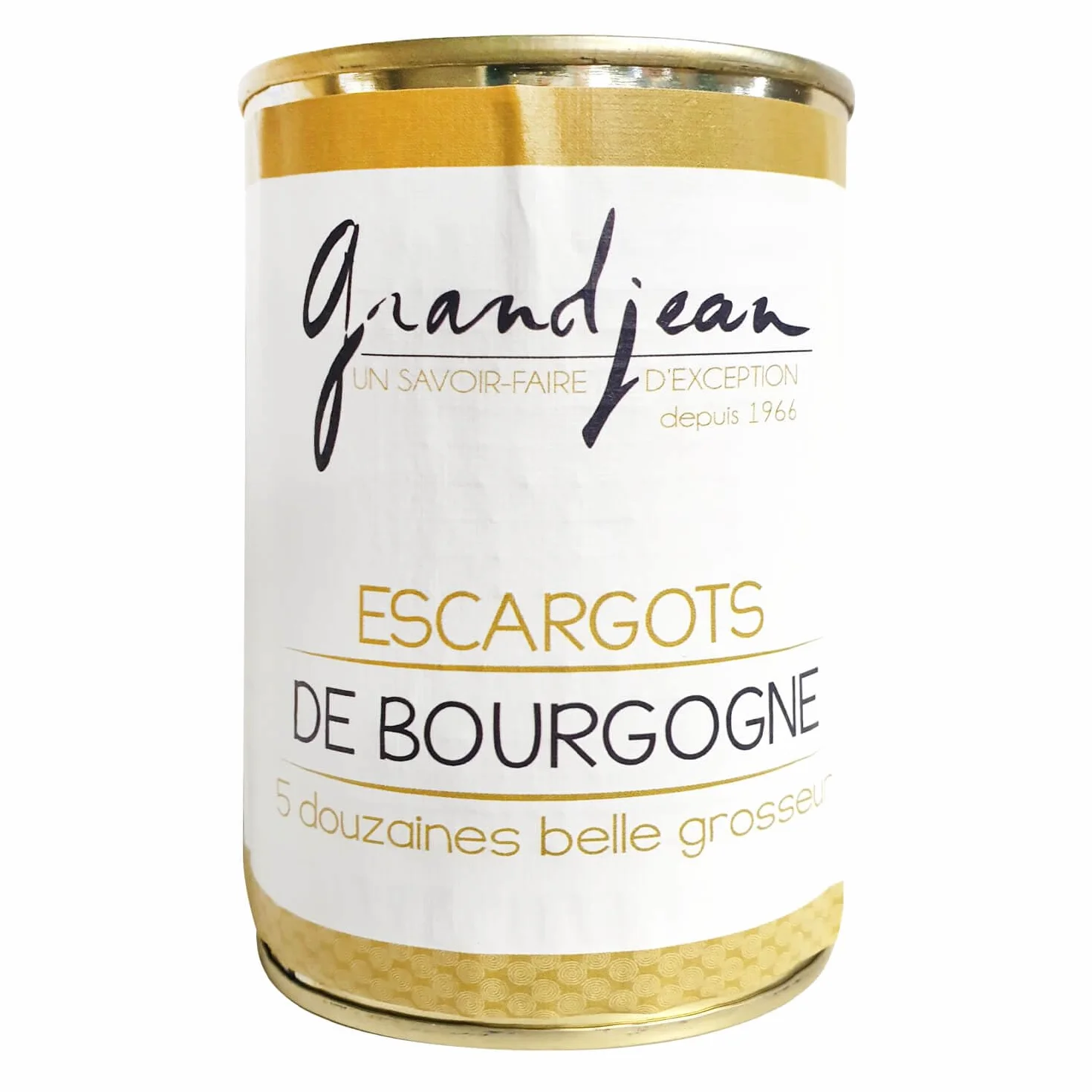 Escargots de Bourgogne 5 douzaines Belle grosseur - Conserve - Grandjean