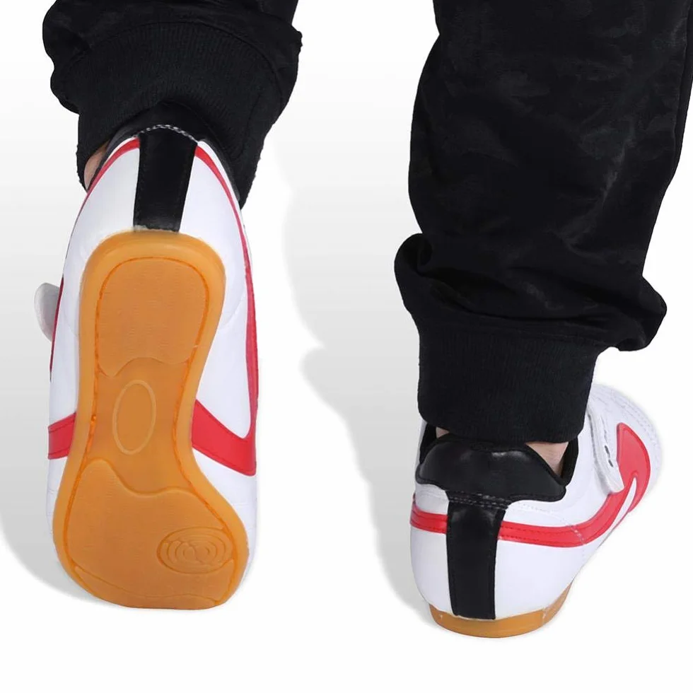 Dilwe Chaussures de Boxe en Cuir PU