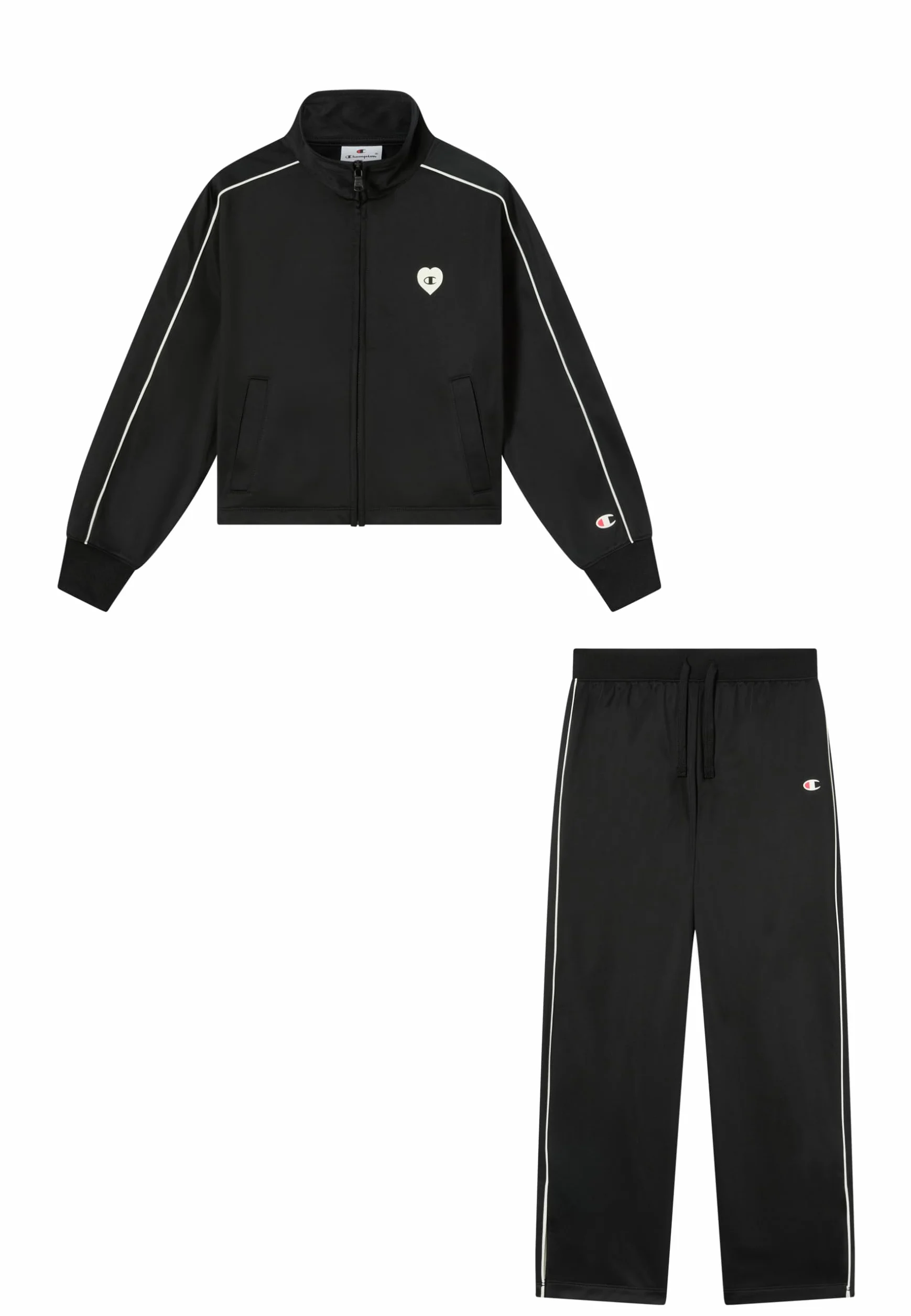 Champion Legacy Girls Survêtement noir XXS