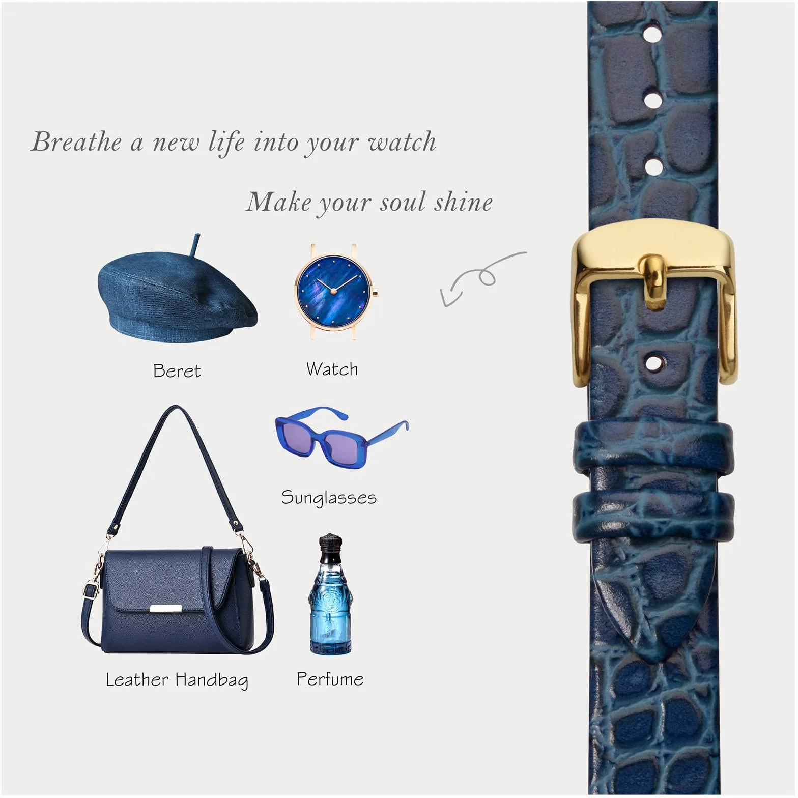 BISONSTRAP Bracelets de Montre en Cuir, Bandes de Remplacement 10mm-20mm